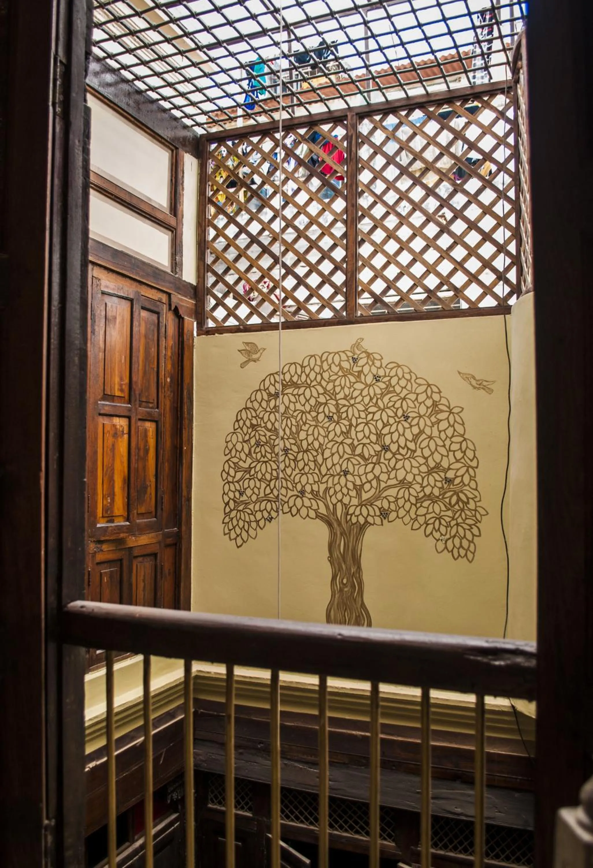 Decorative detail in Dodhia Haveli
