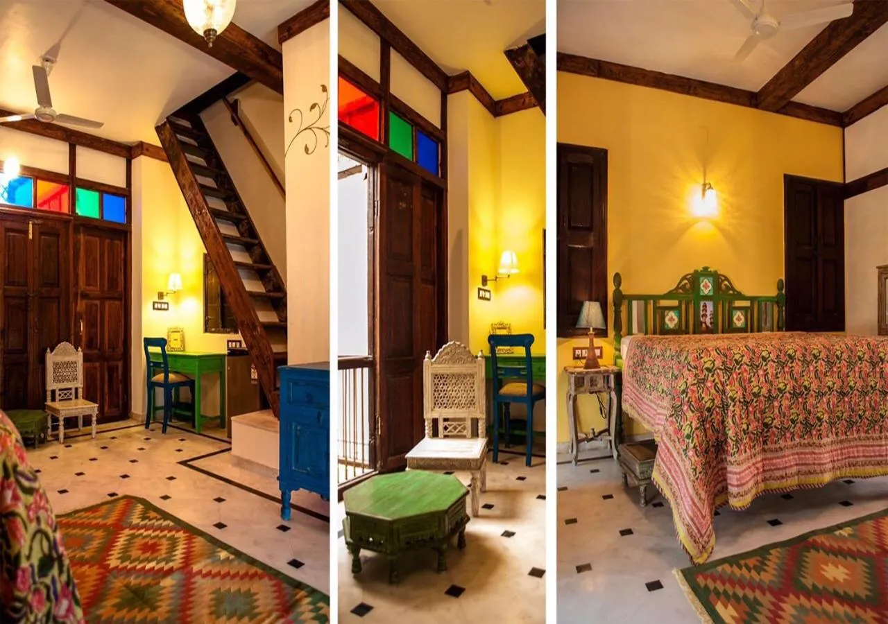 Bedroom in Dodhia Haveli