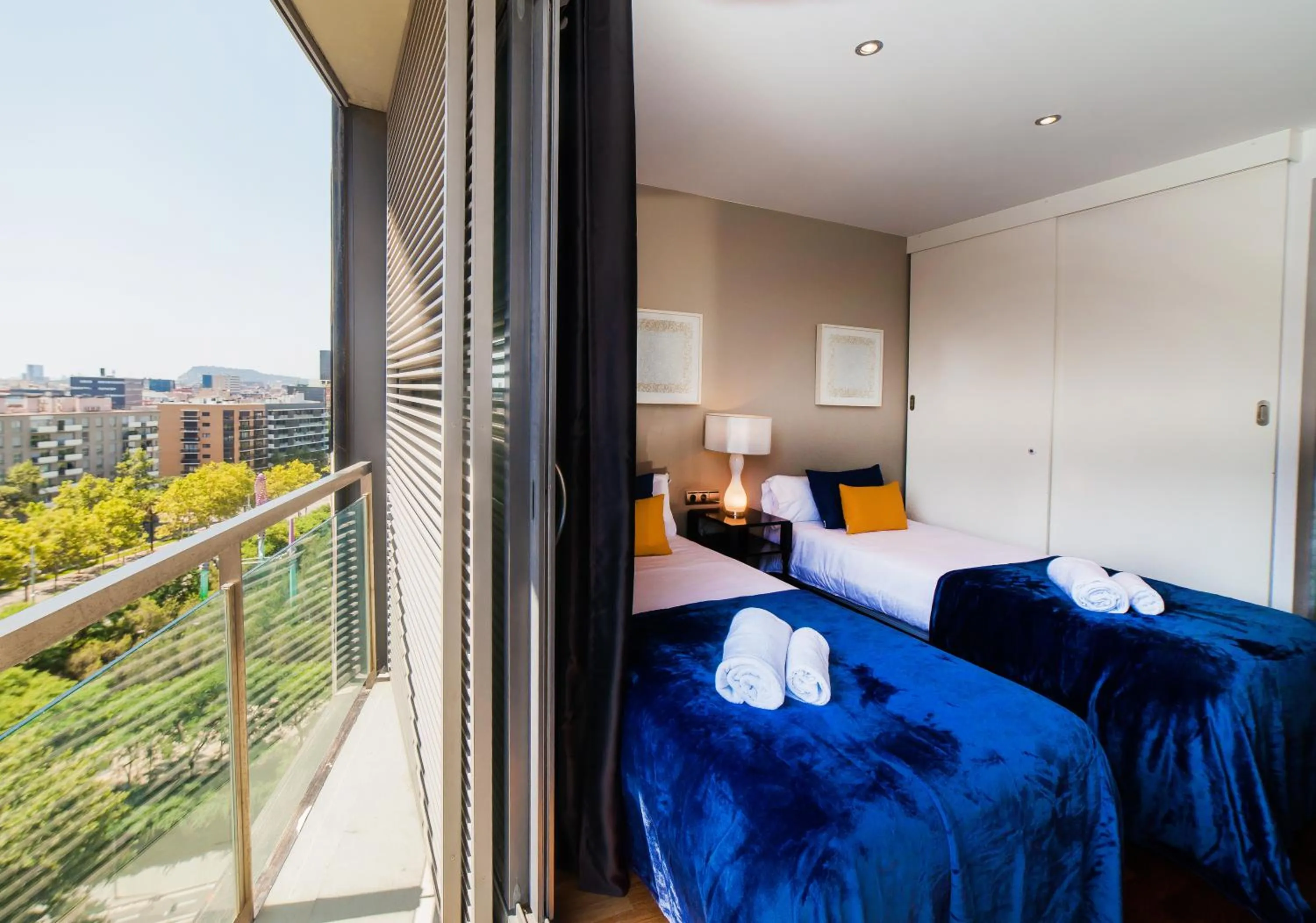 Bed in Victoria Diagonal Mar Barcelona