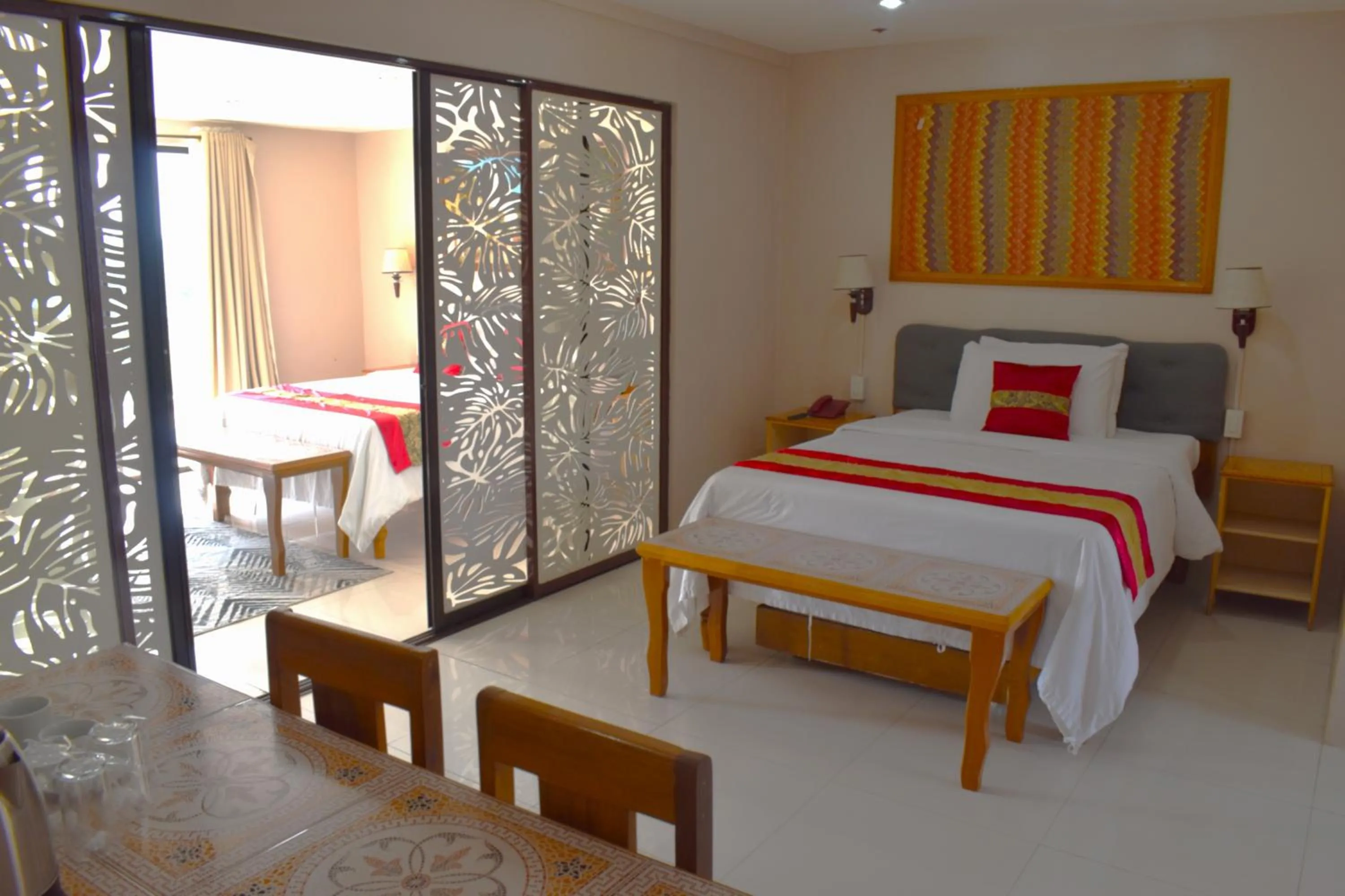 Bed in Northland Resort Hotel Manapla