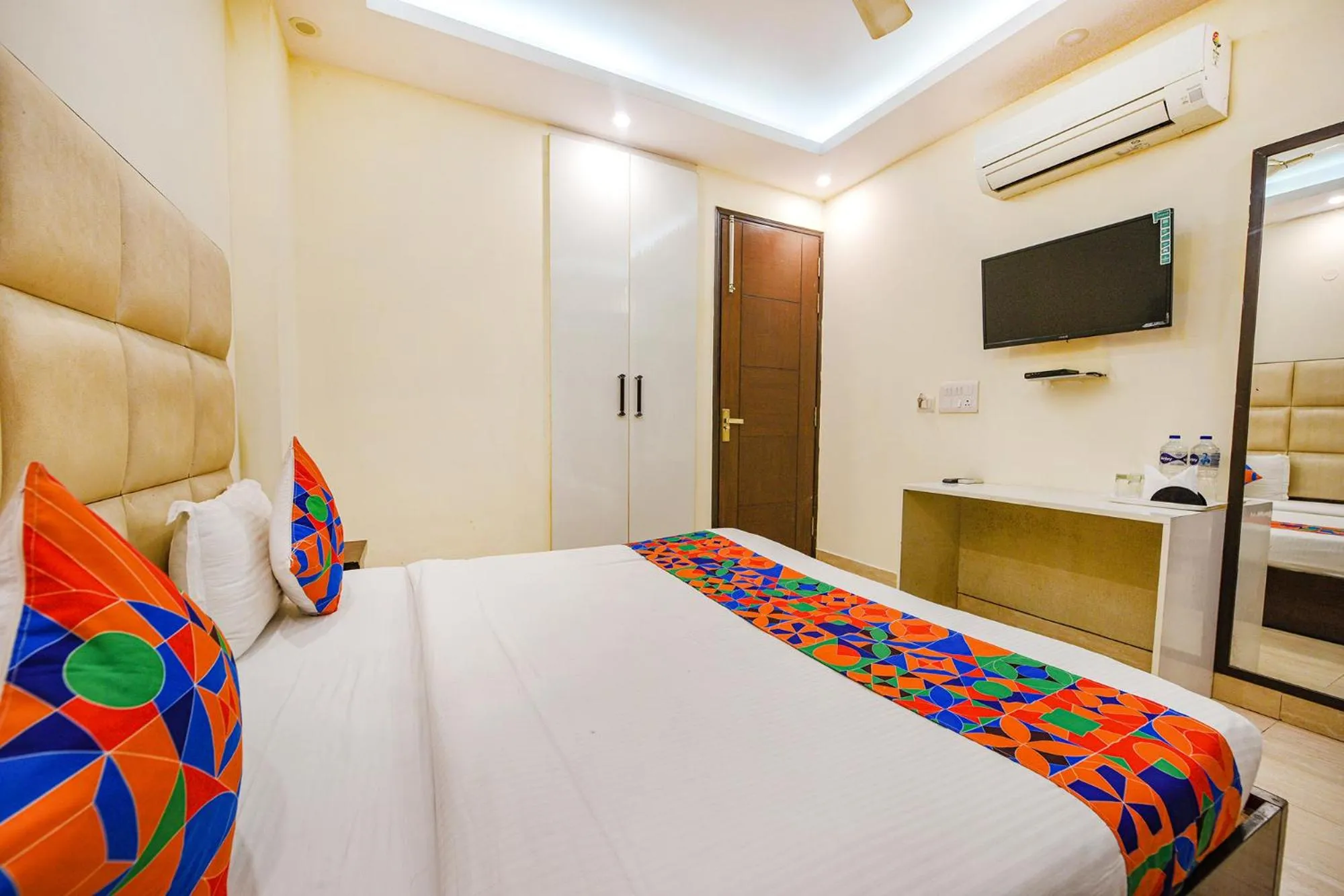 Bed in FabHotel AK Villa