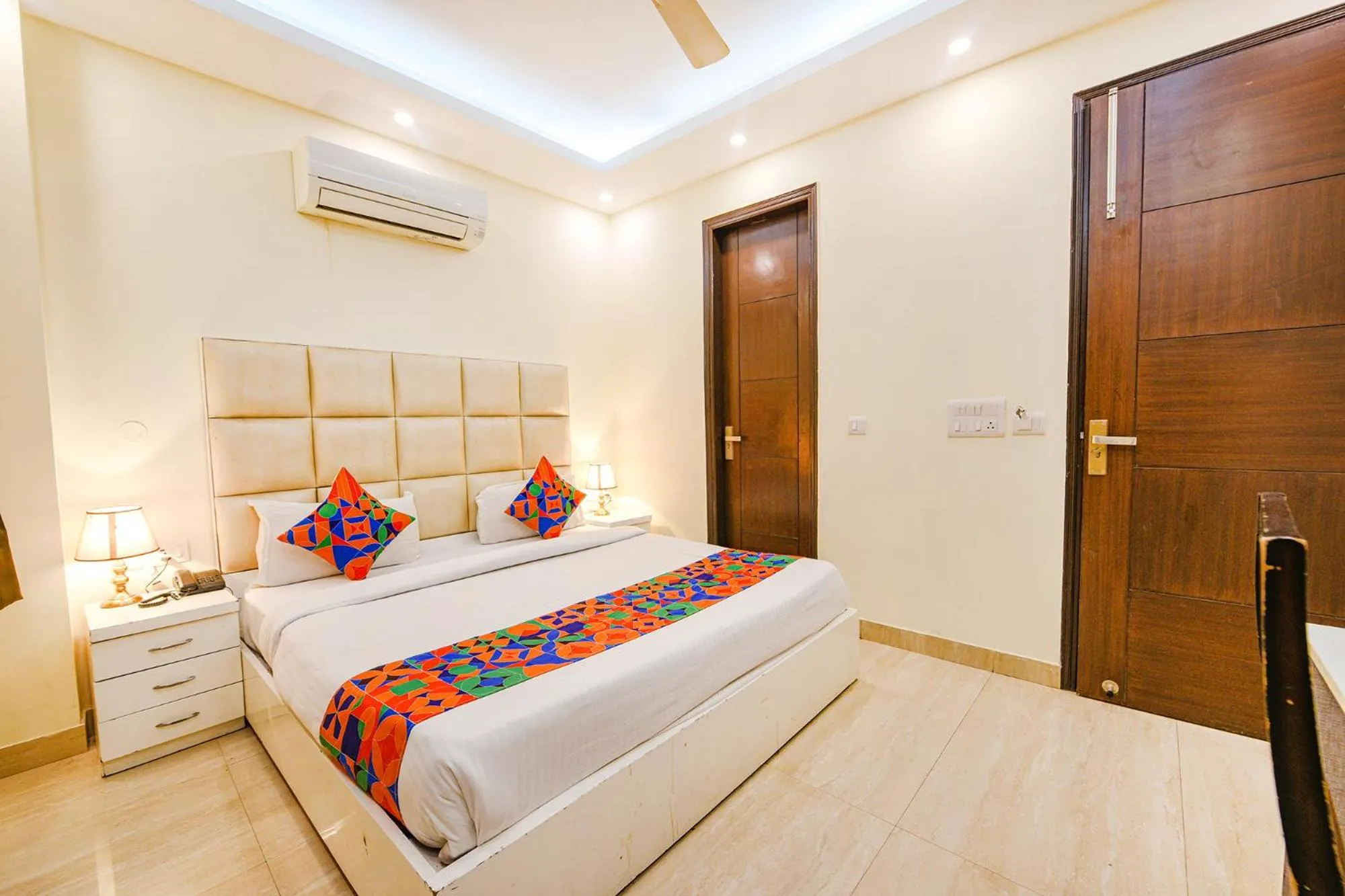 Bed in FabHotel AK Villa