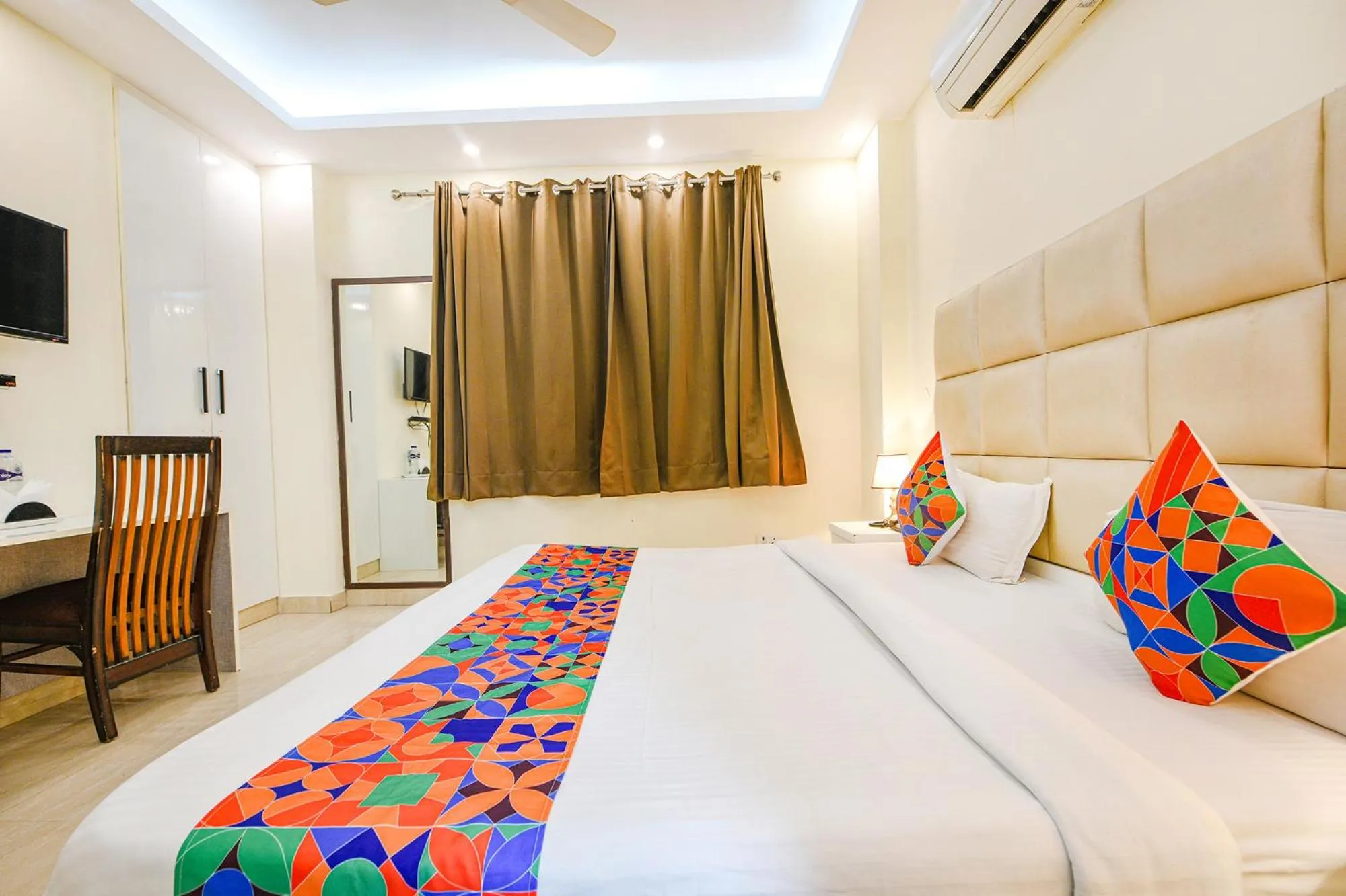Bed in FabHotel AK Villa