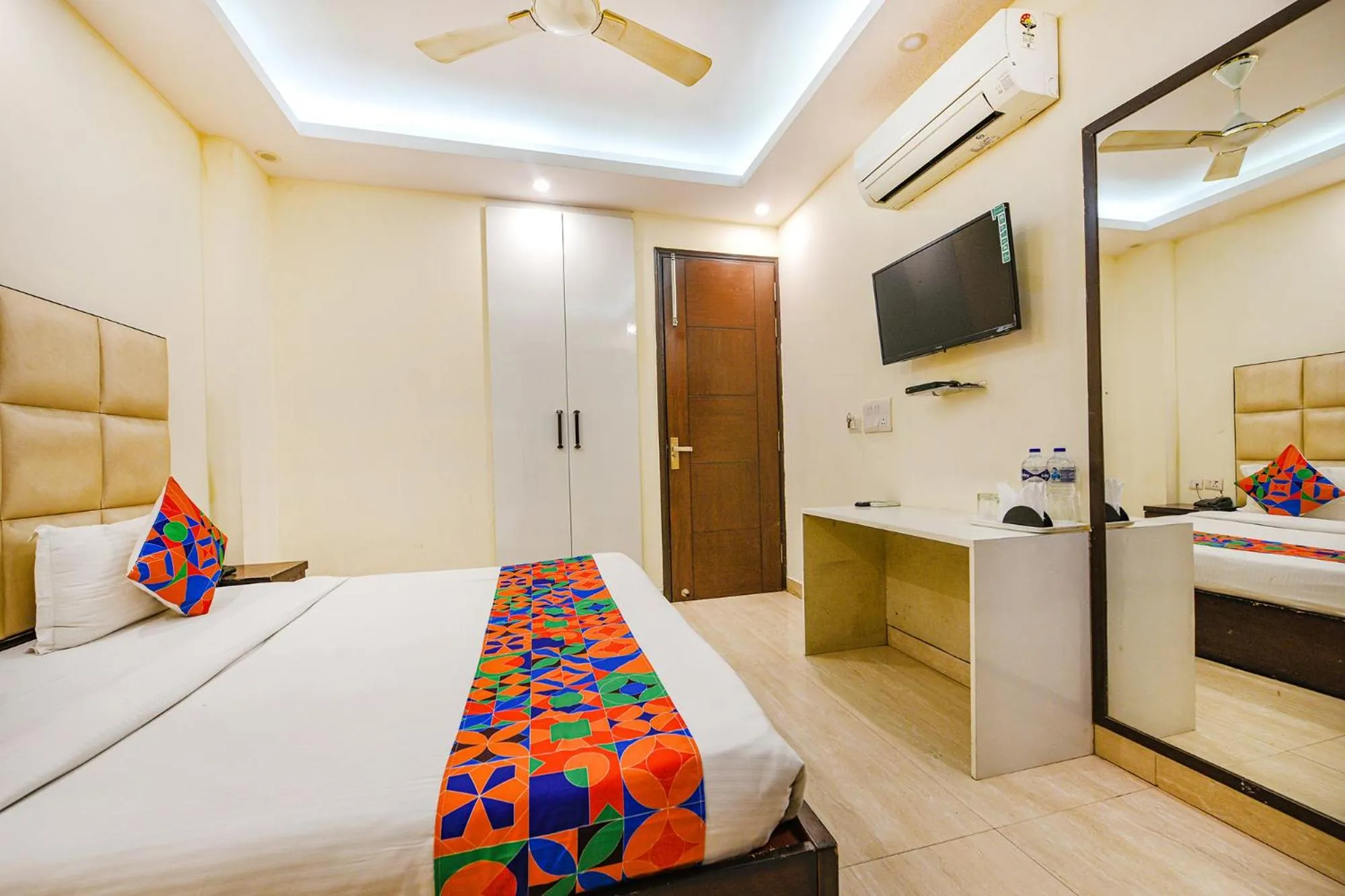 Bed in FabHotel AK Villa