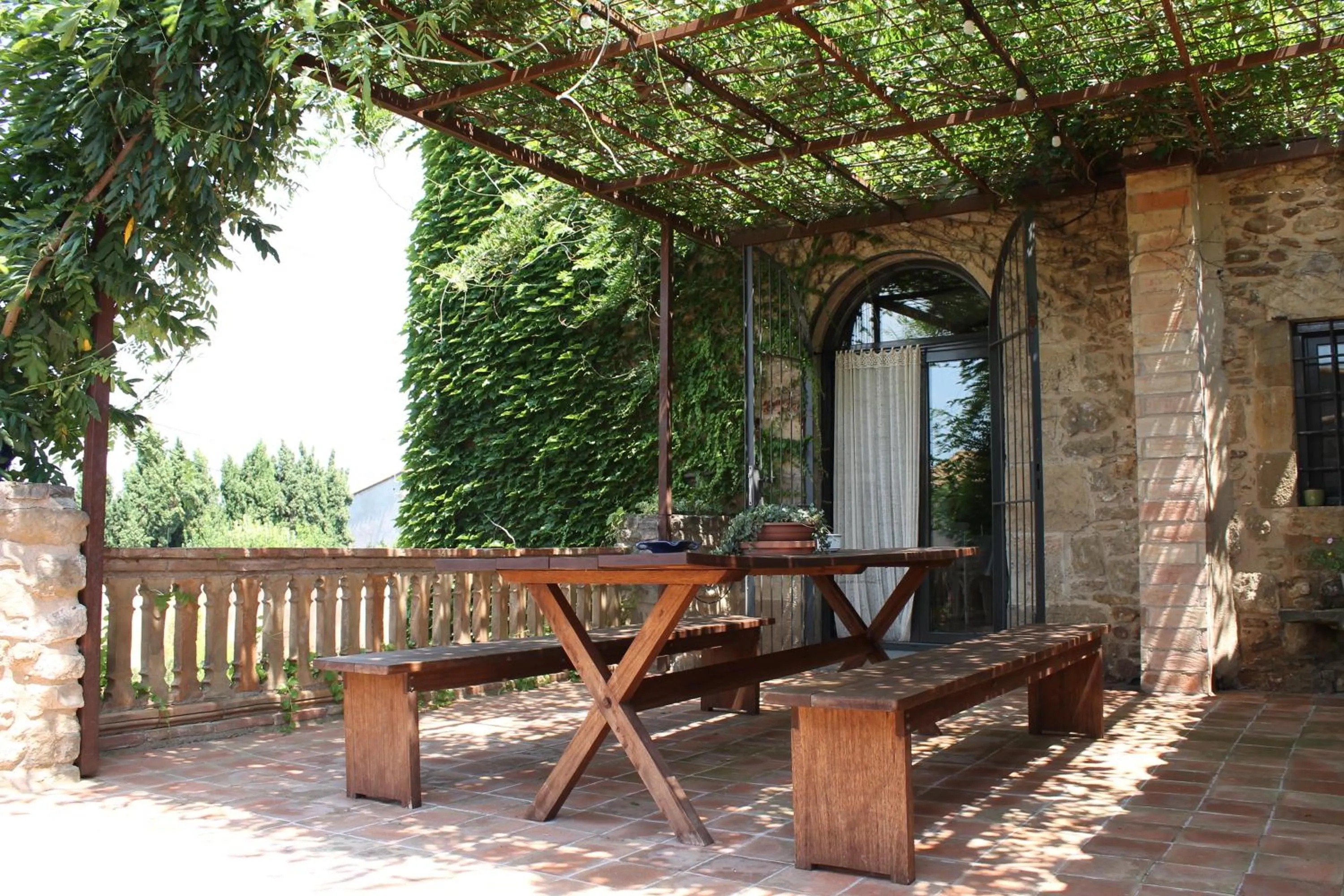 Balcony/Terrace in Encís d'Empordà -Adults Only-