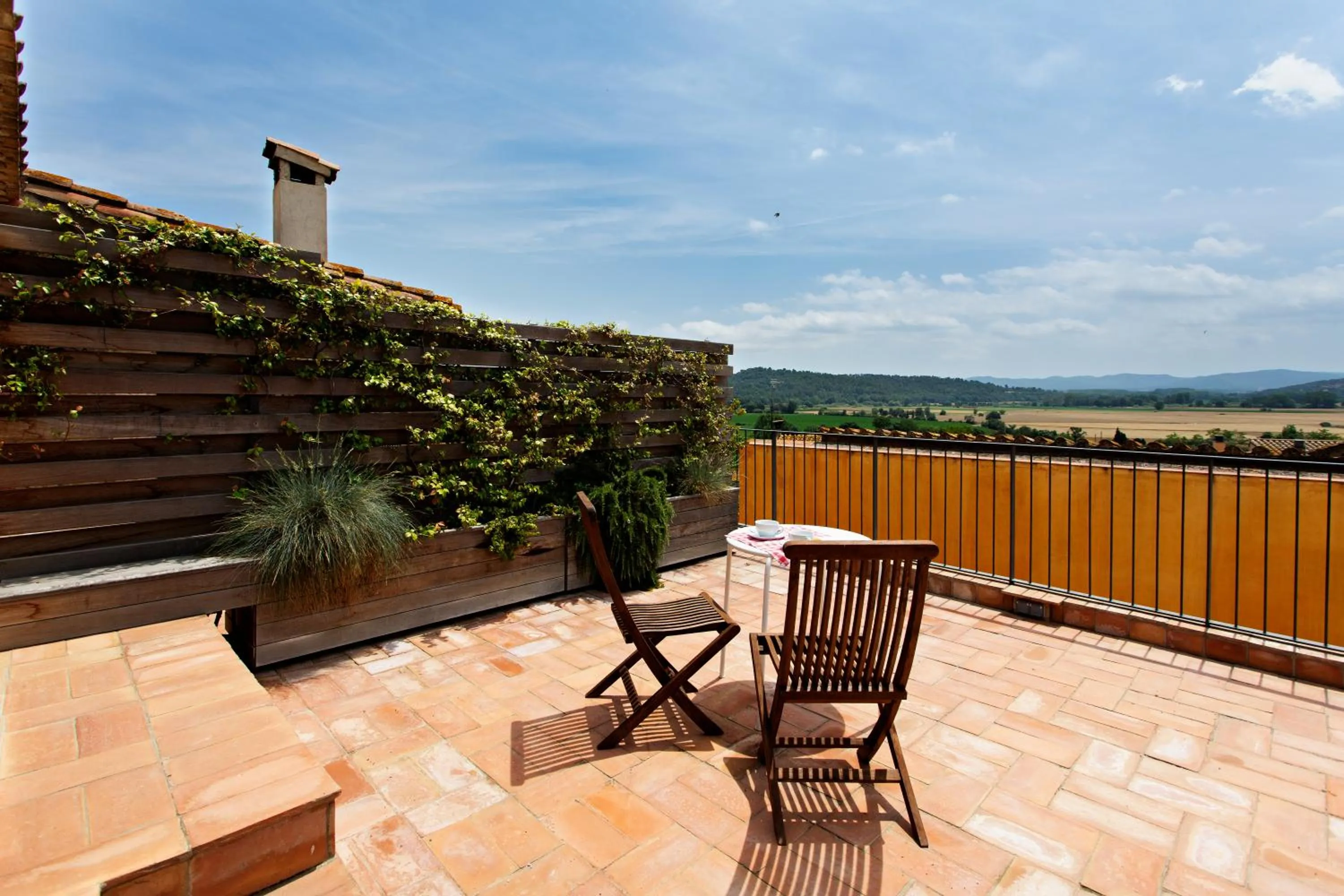 Balcony/Terrace in Encís d'Empordà -Adults Only-