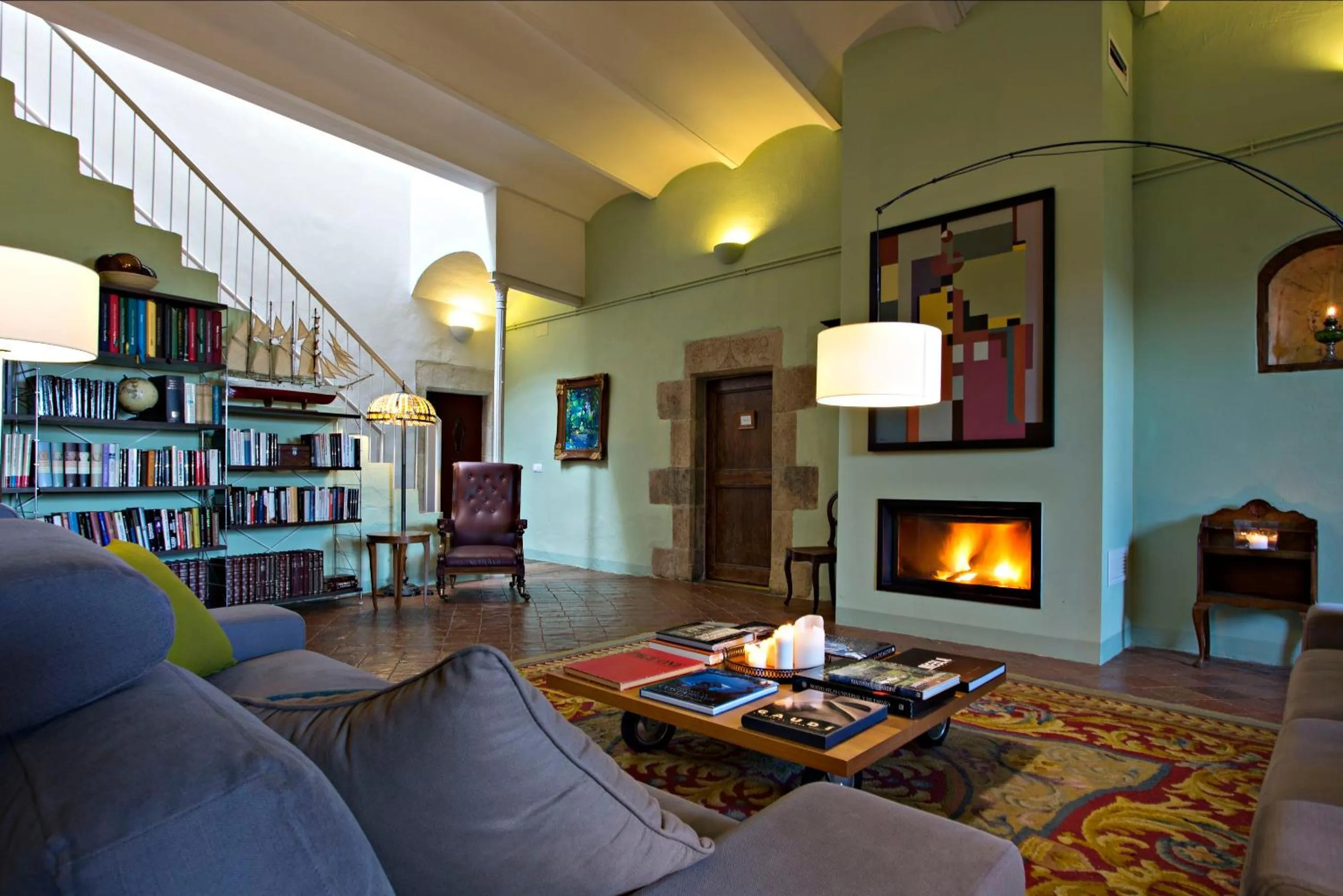 Living room in Encís d'Empordà -Adults Only-