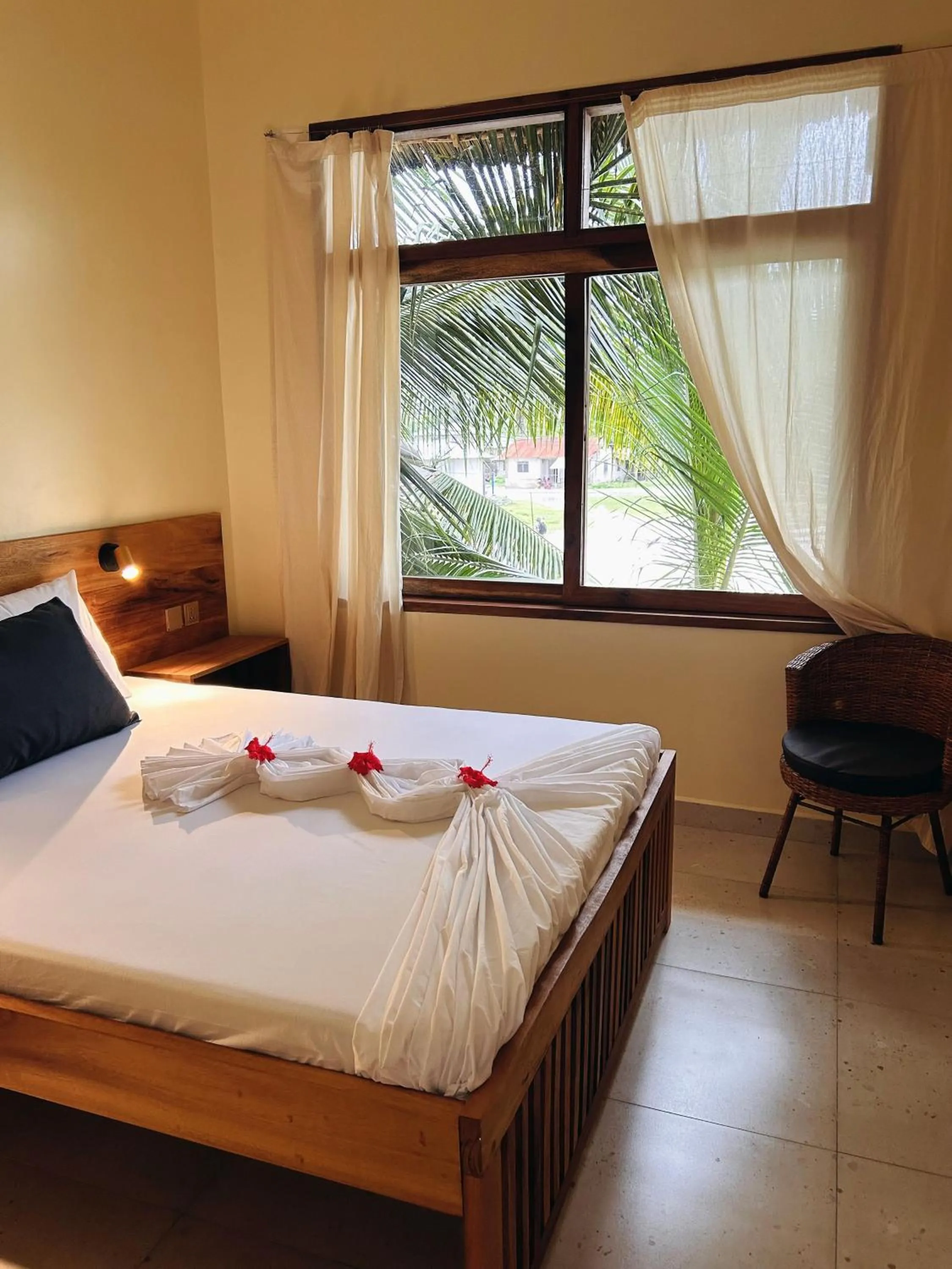 Bed in Villa Bahati Zanzibar