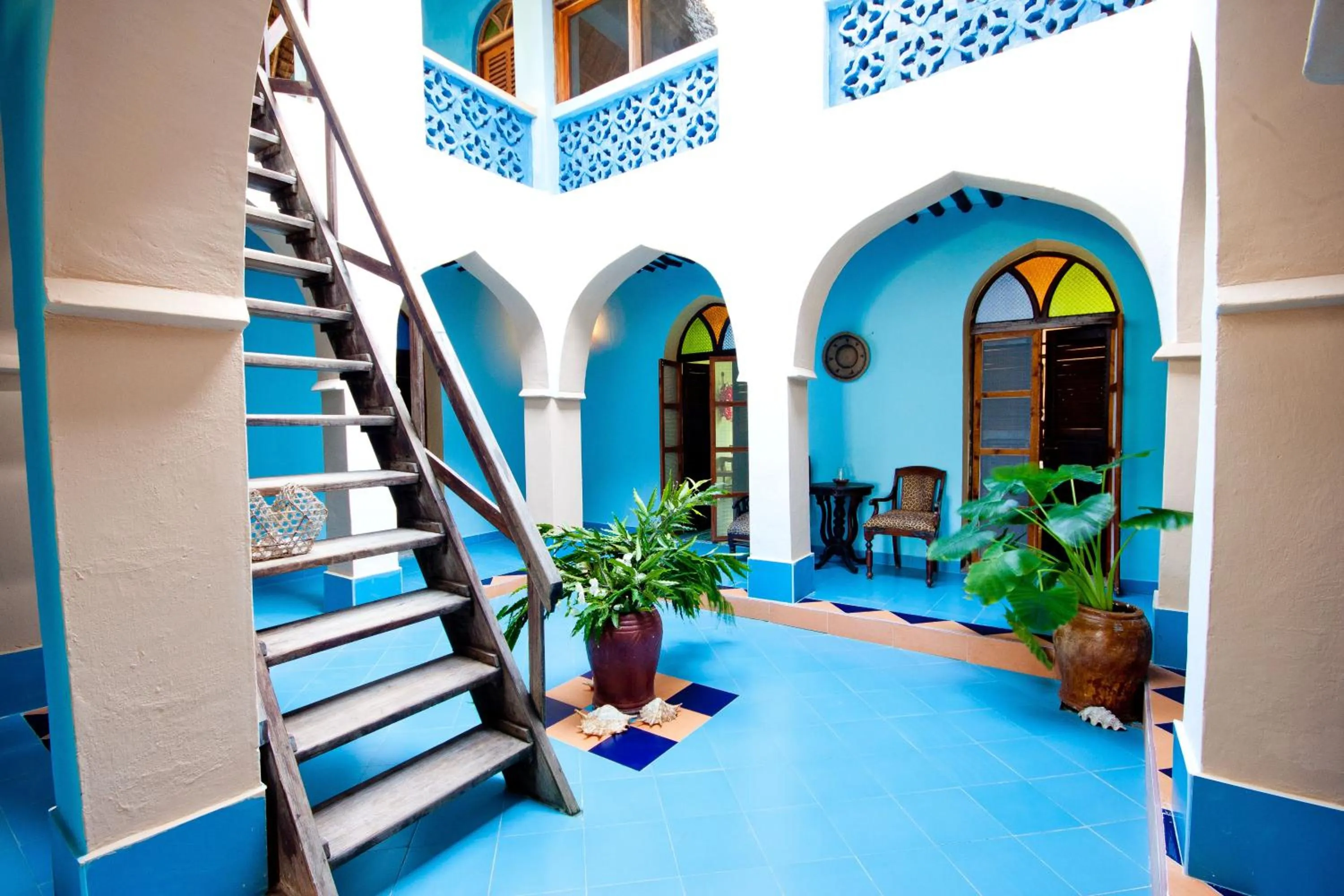 Garden view in Villa Bahati Zanzibar