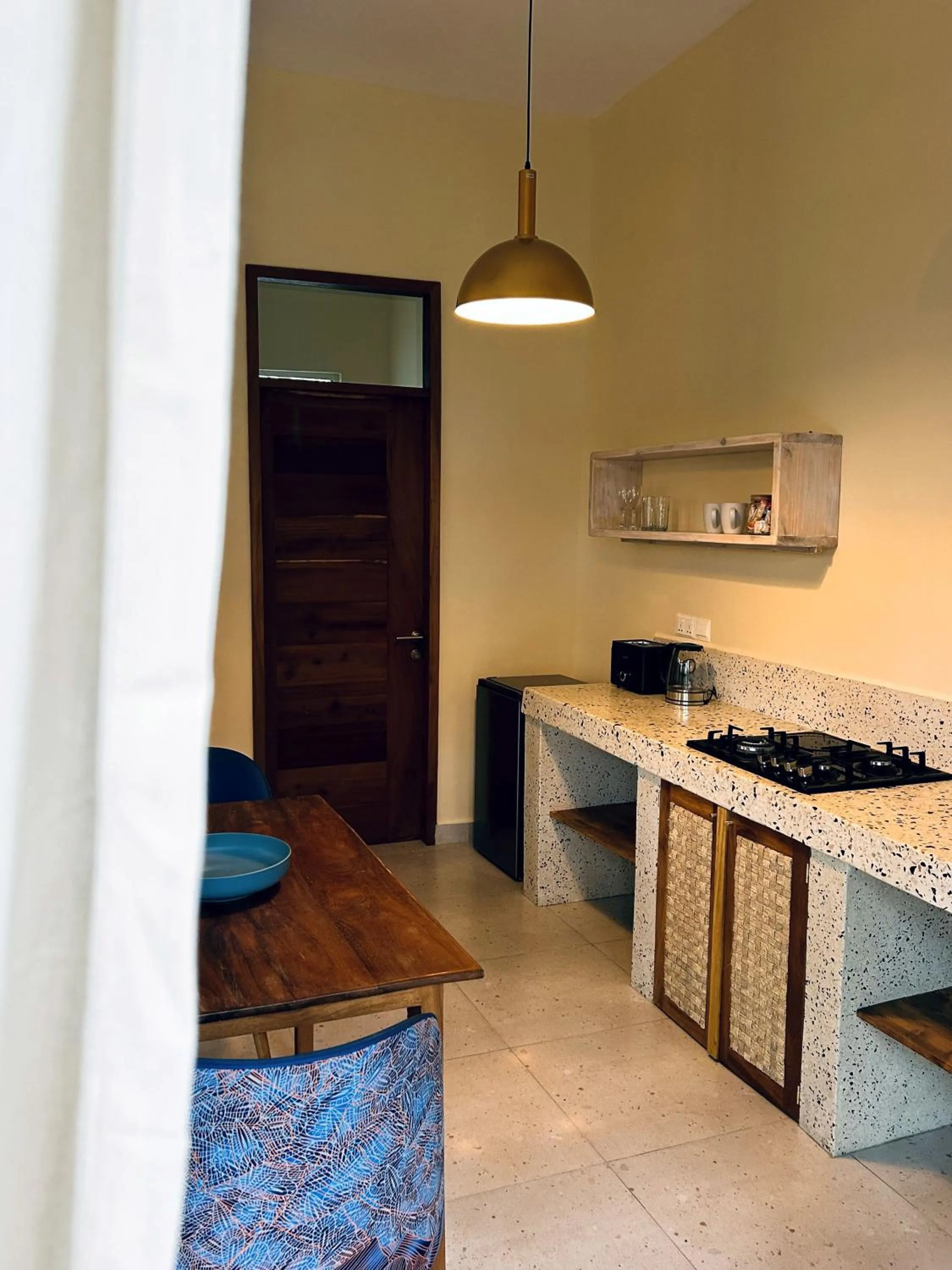 Kitchen or kitchenette in Villa Bahati Zanzibar