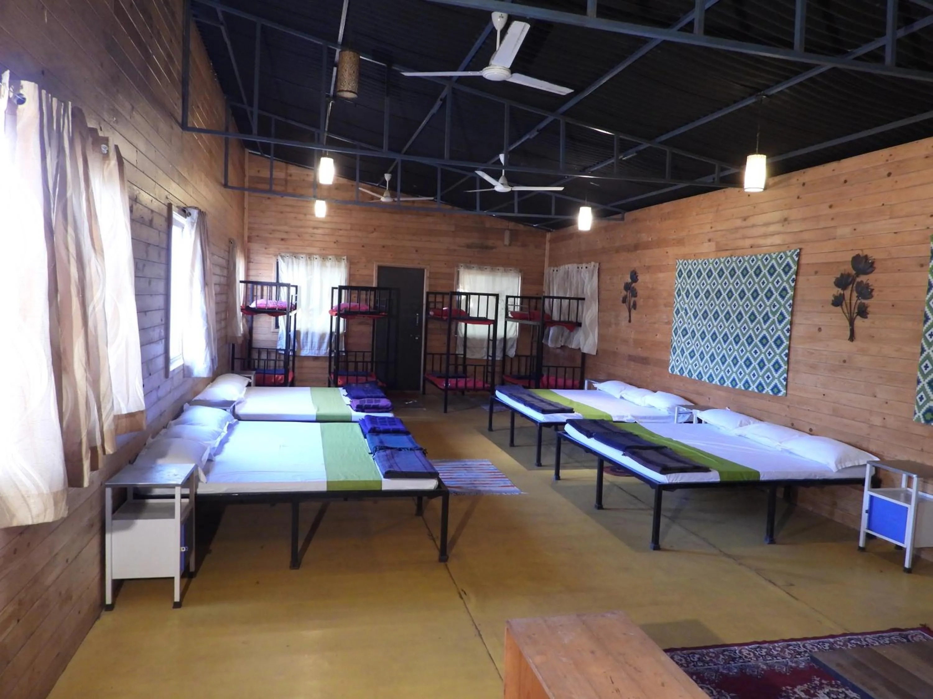 Bed in I-Camp Resort