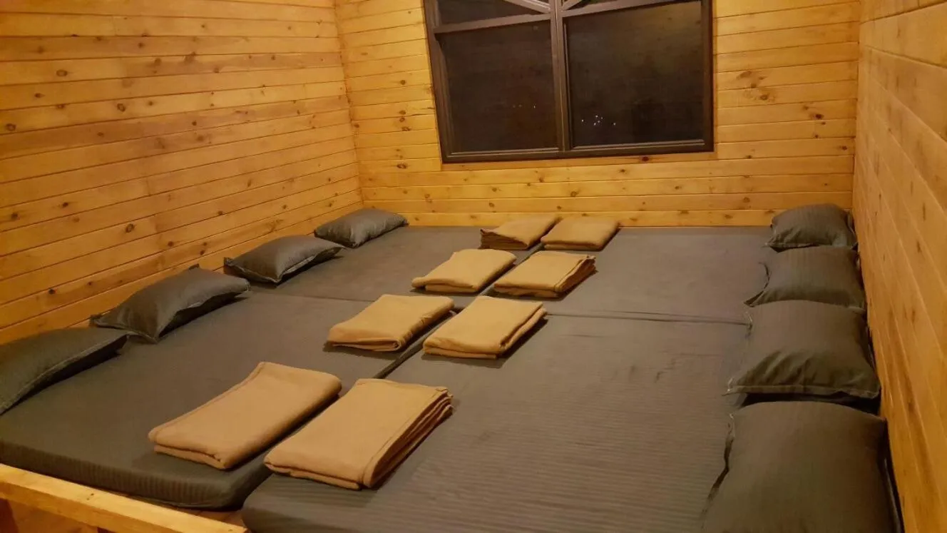 Bed in I-Camp Resort