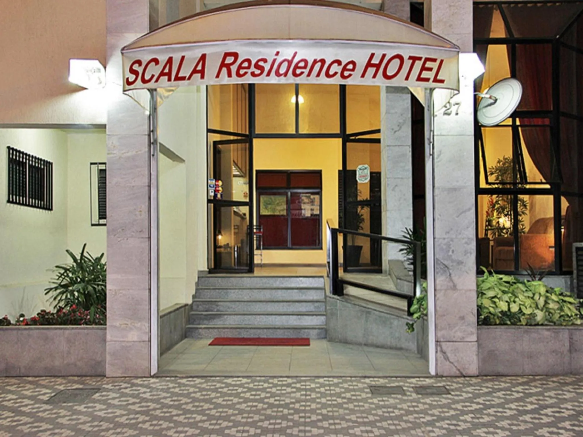 Facade/entrance in Scala Residence Hotel