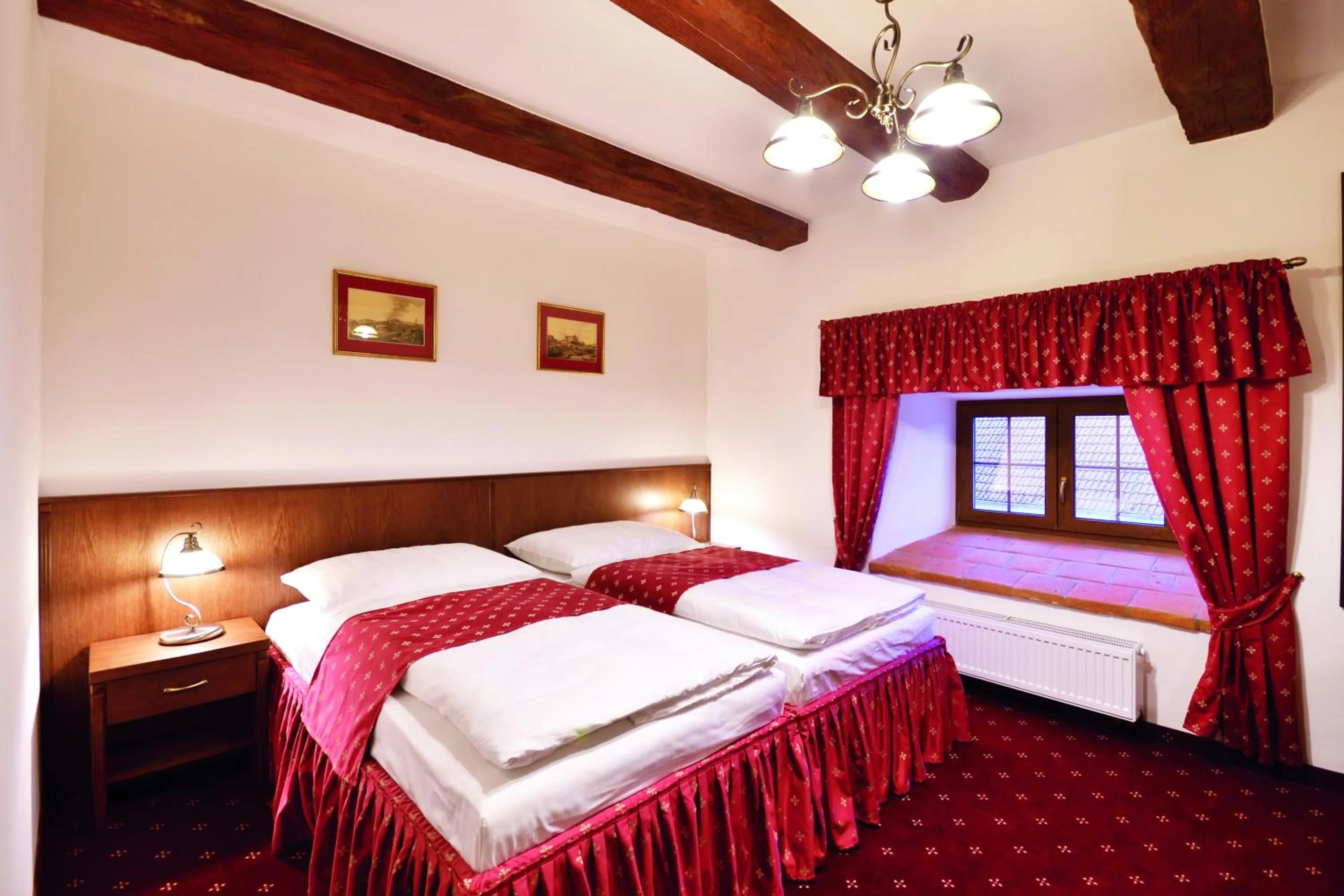 Bedroom, Bed in Hotel Malý Pivovar