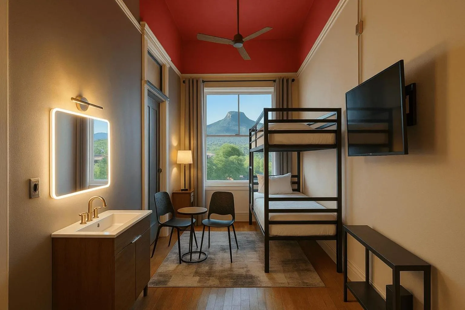 Deluxe Double or Twin Room with Mountain View in The Well Hotel & Taproom