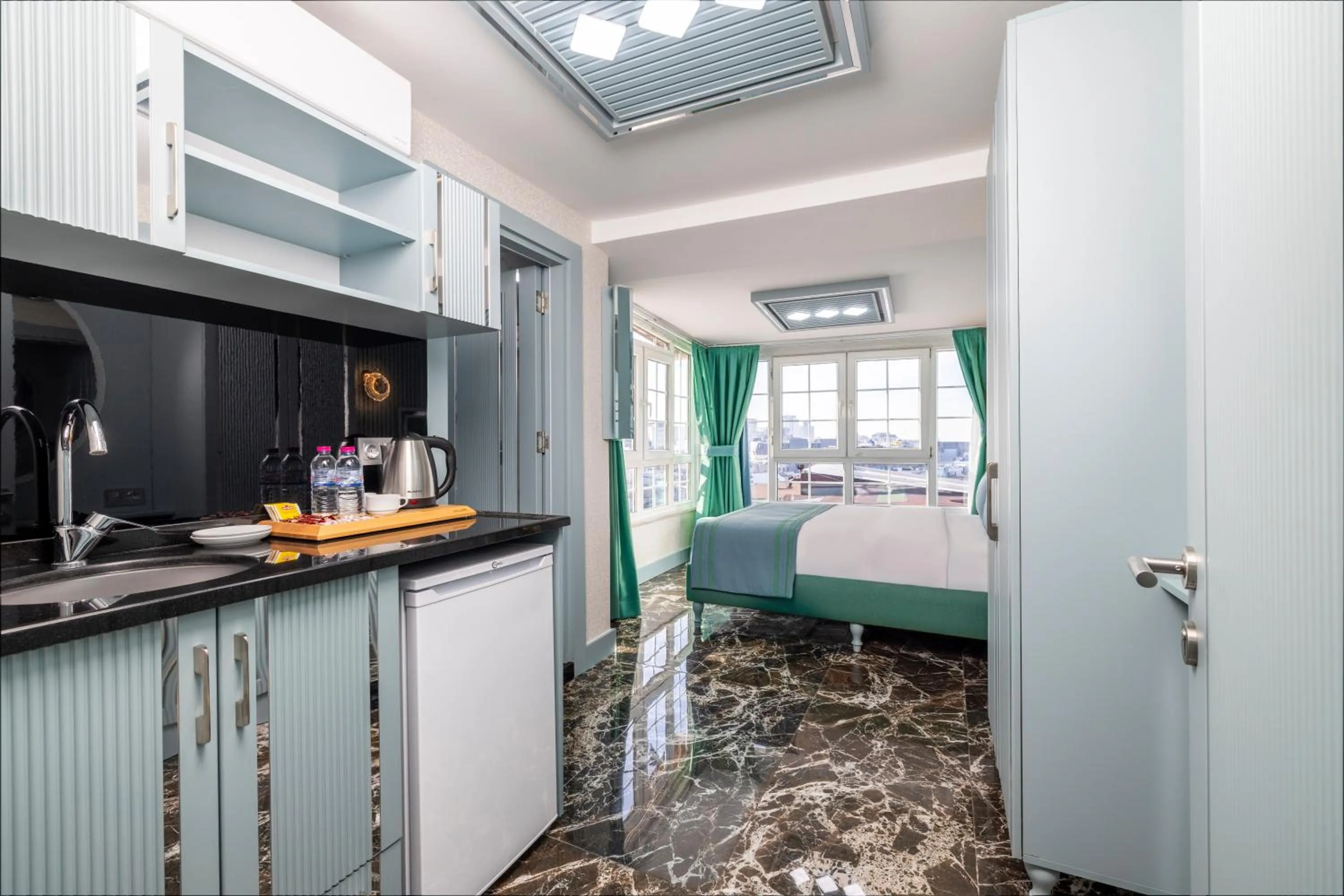 Bed in Santa Rio Gold Taxim Hotel