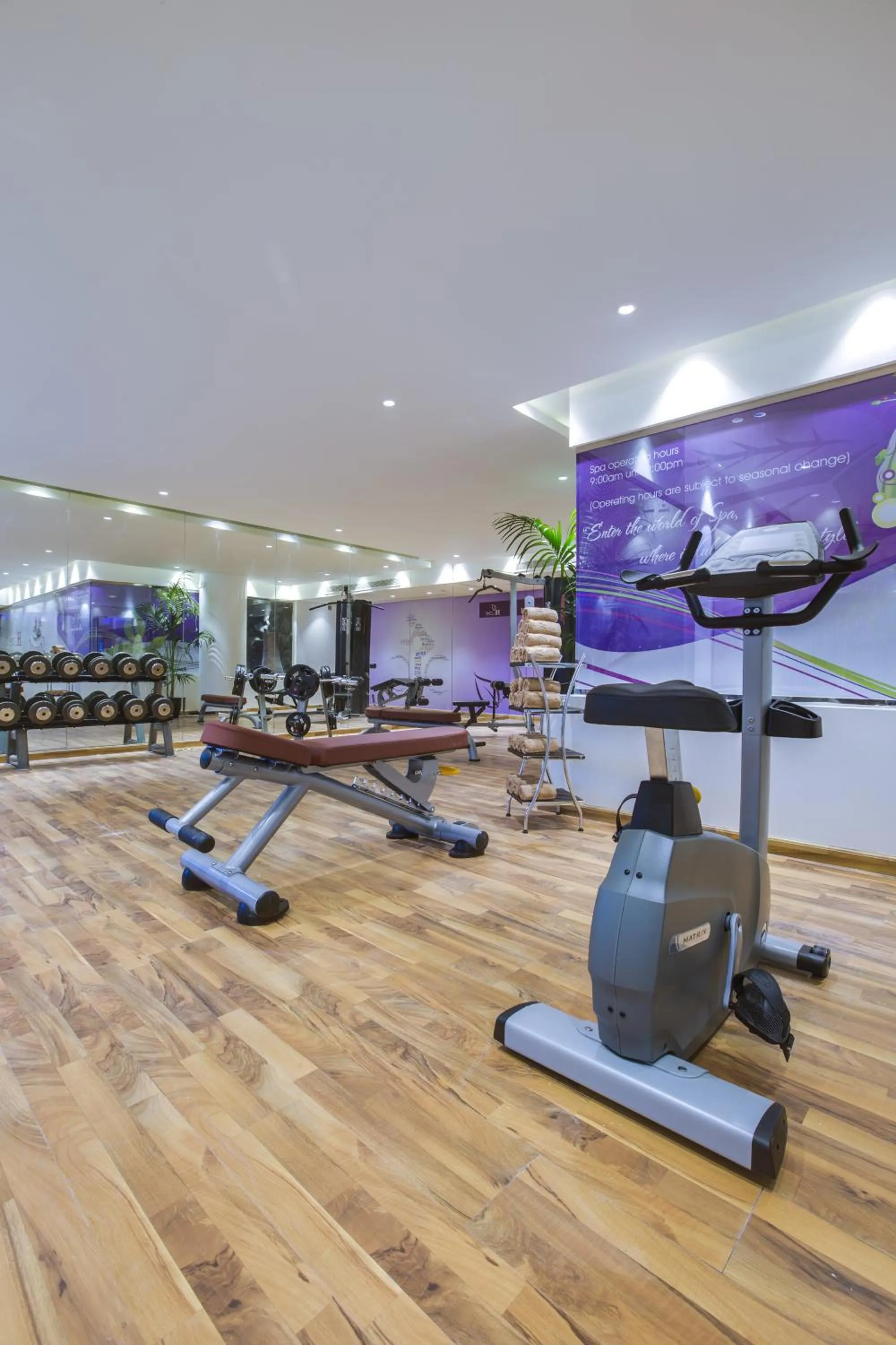 Fitness centre/facilities in Park Inn by Radisson Dammam