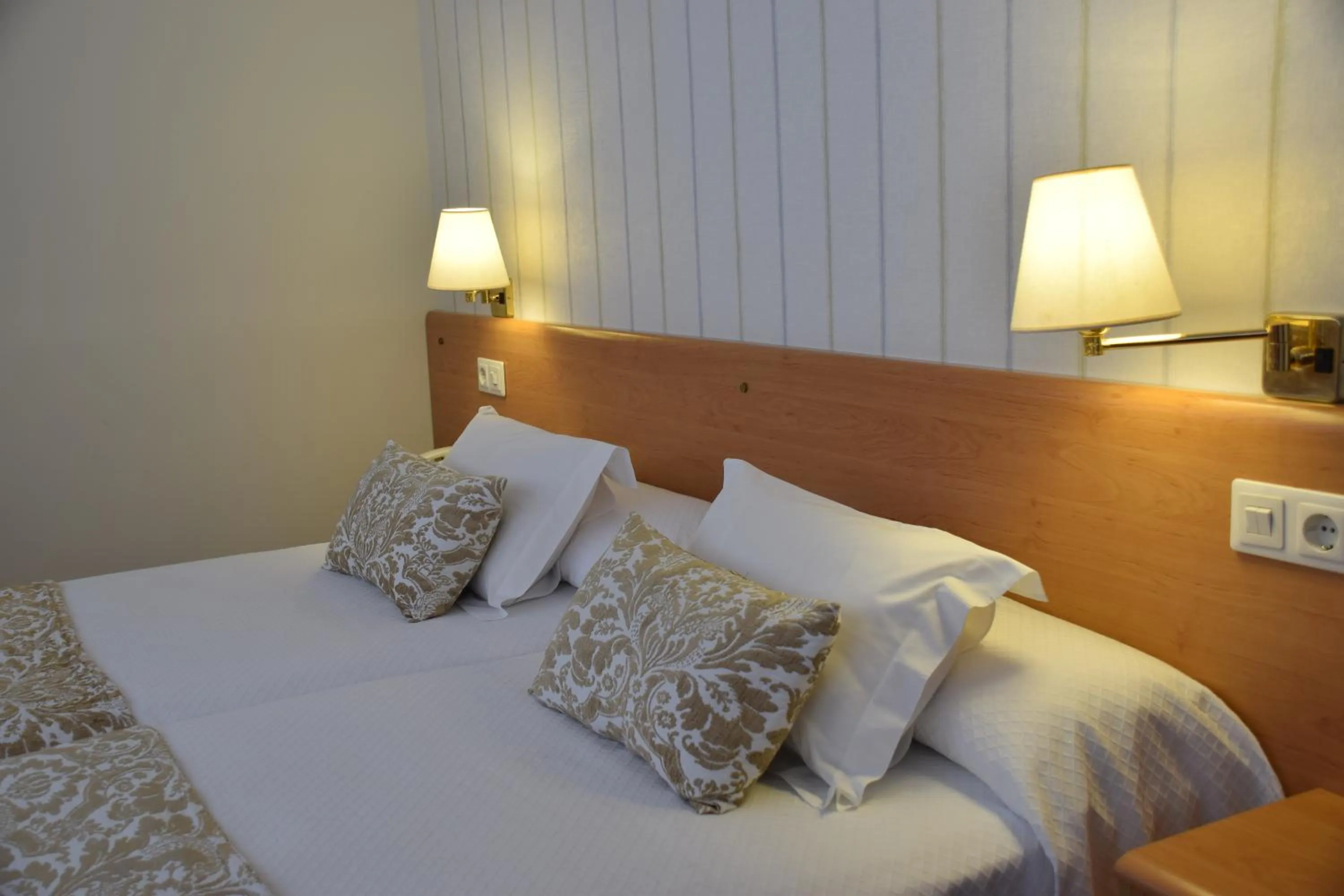 Decorative detail, Bed in Hostal Anosa Casa