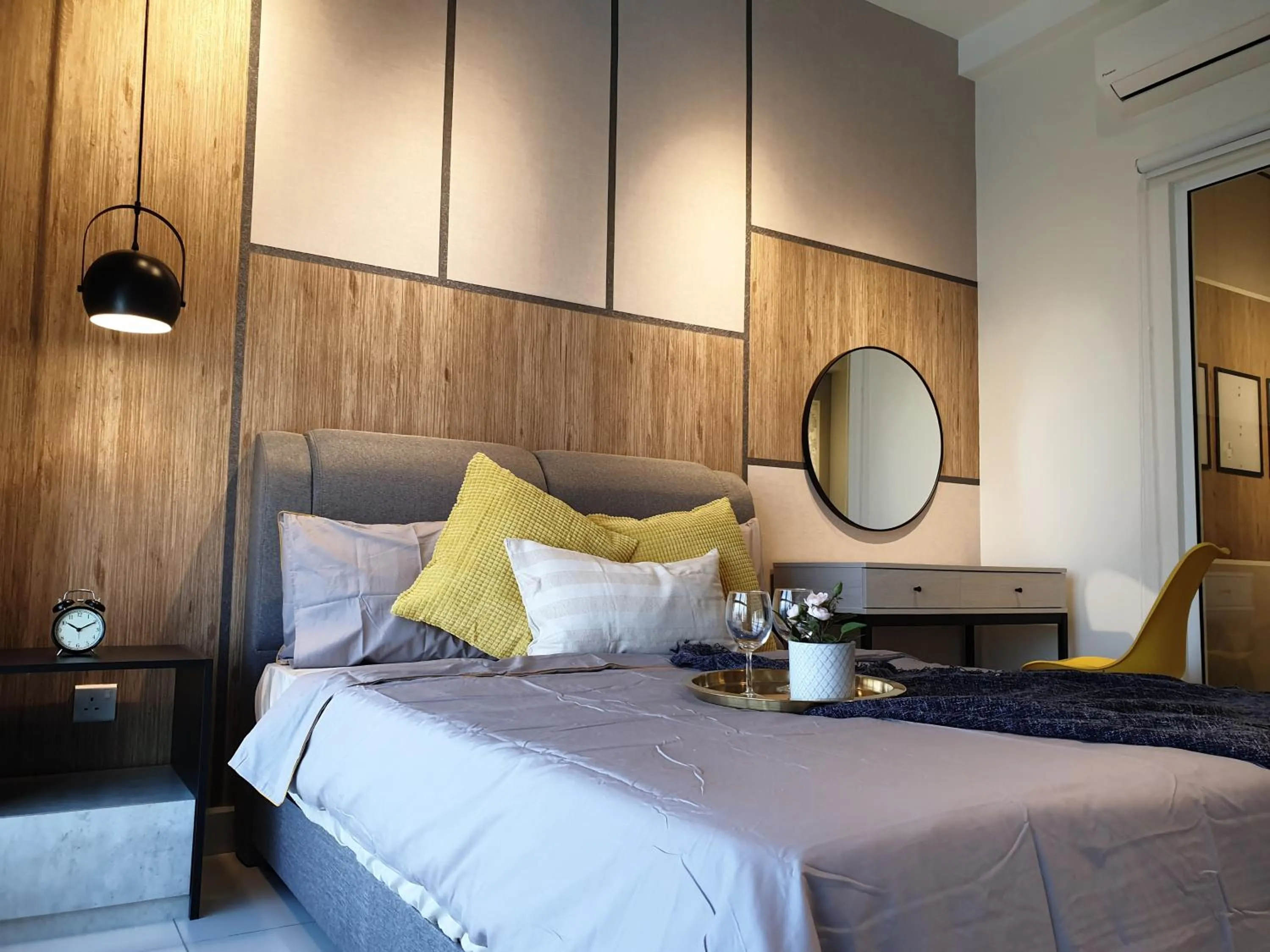 Bed in Arte Mont Kiara Studio,Kuala Lumpur