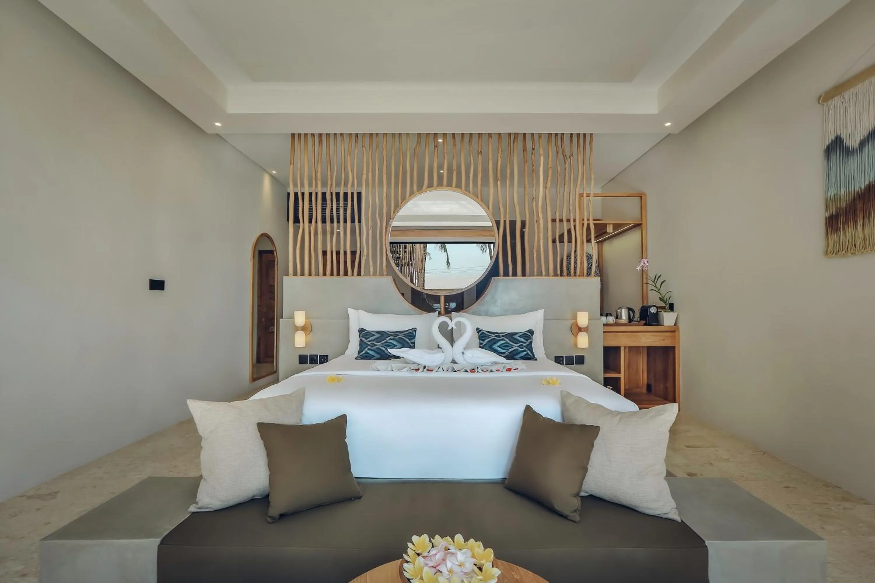 Bed in The Sebali Penida Beach Resort