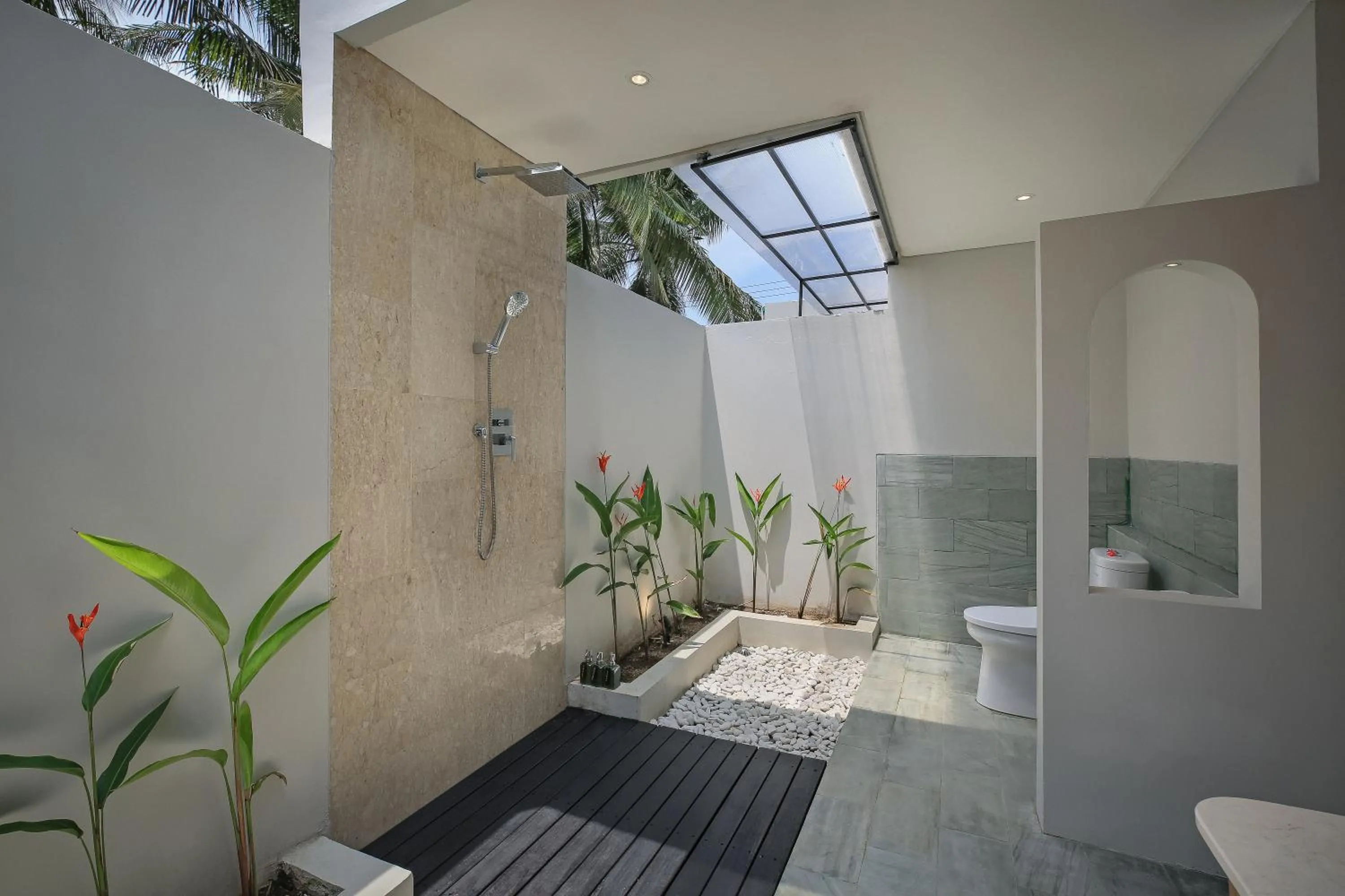 Shower in The Sebali Penida Beach Resort