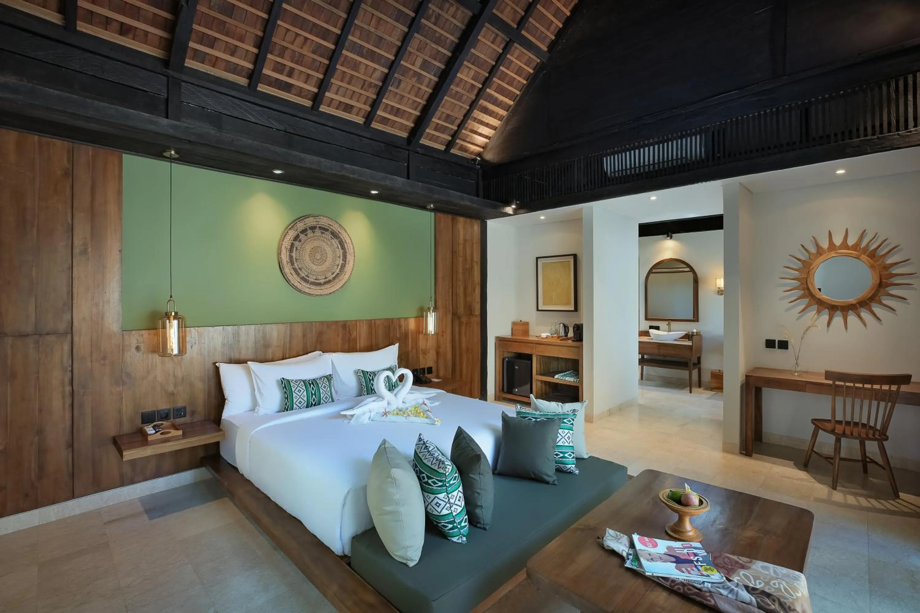 Bed in The Sebali Penida Beach Resort