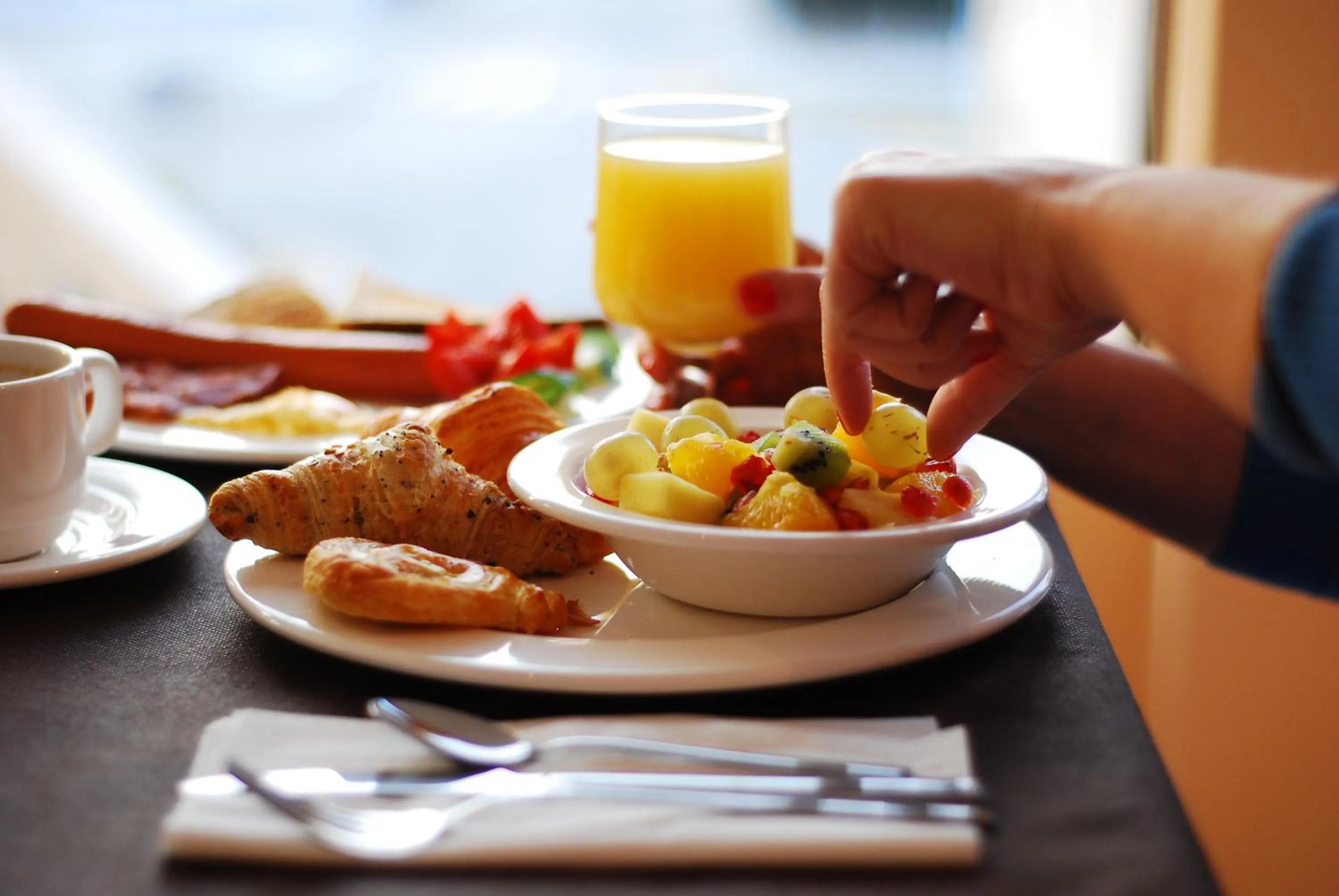 Buffet breakfast in Hotel Porto Calpe