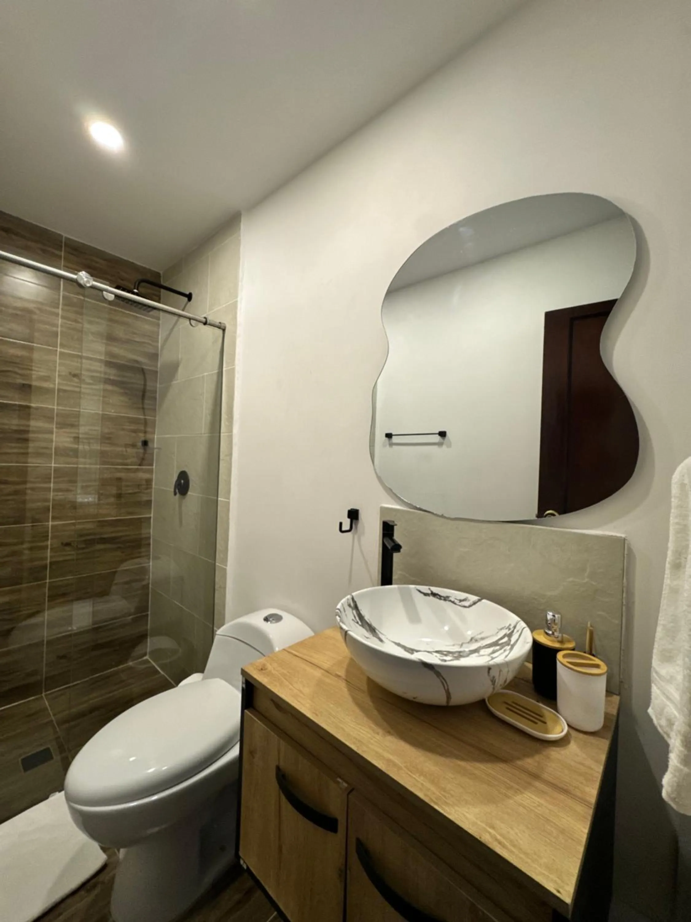 Shower in Hotel Boulevard del Río