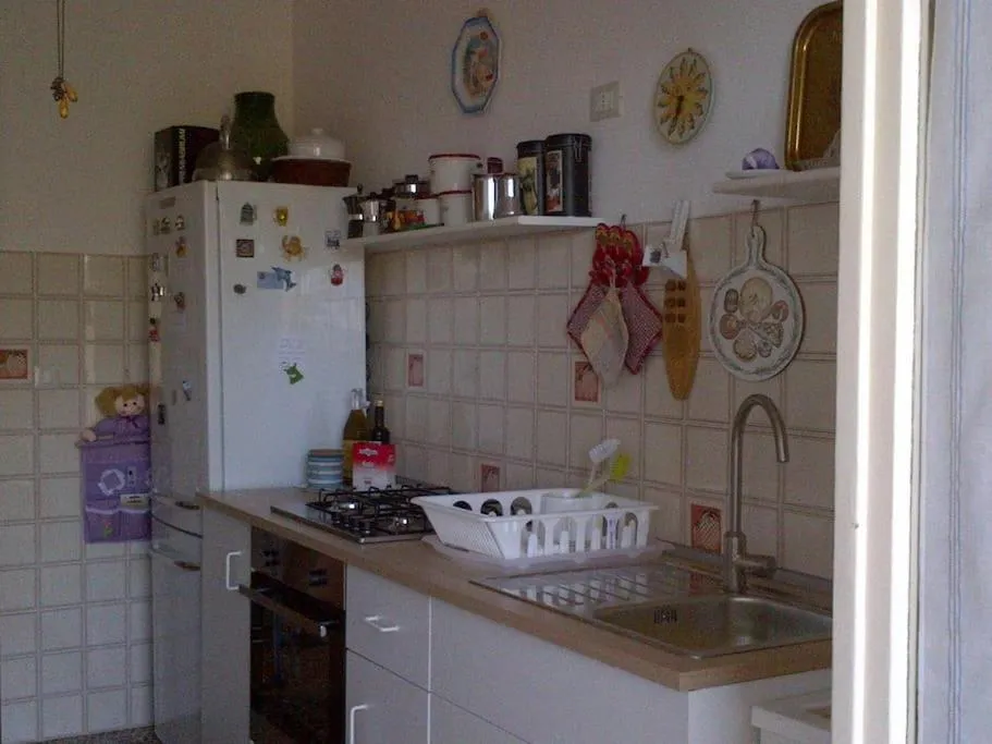 Kitchen or kitchenette in Riccio di Mare - Large and bright flat on the sea