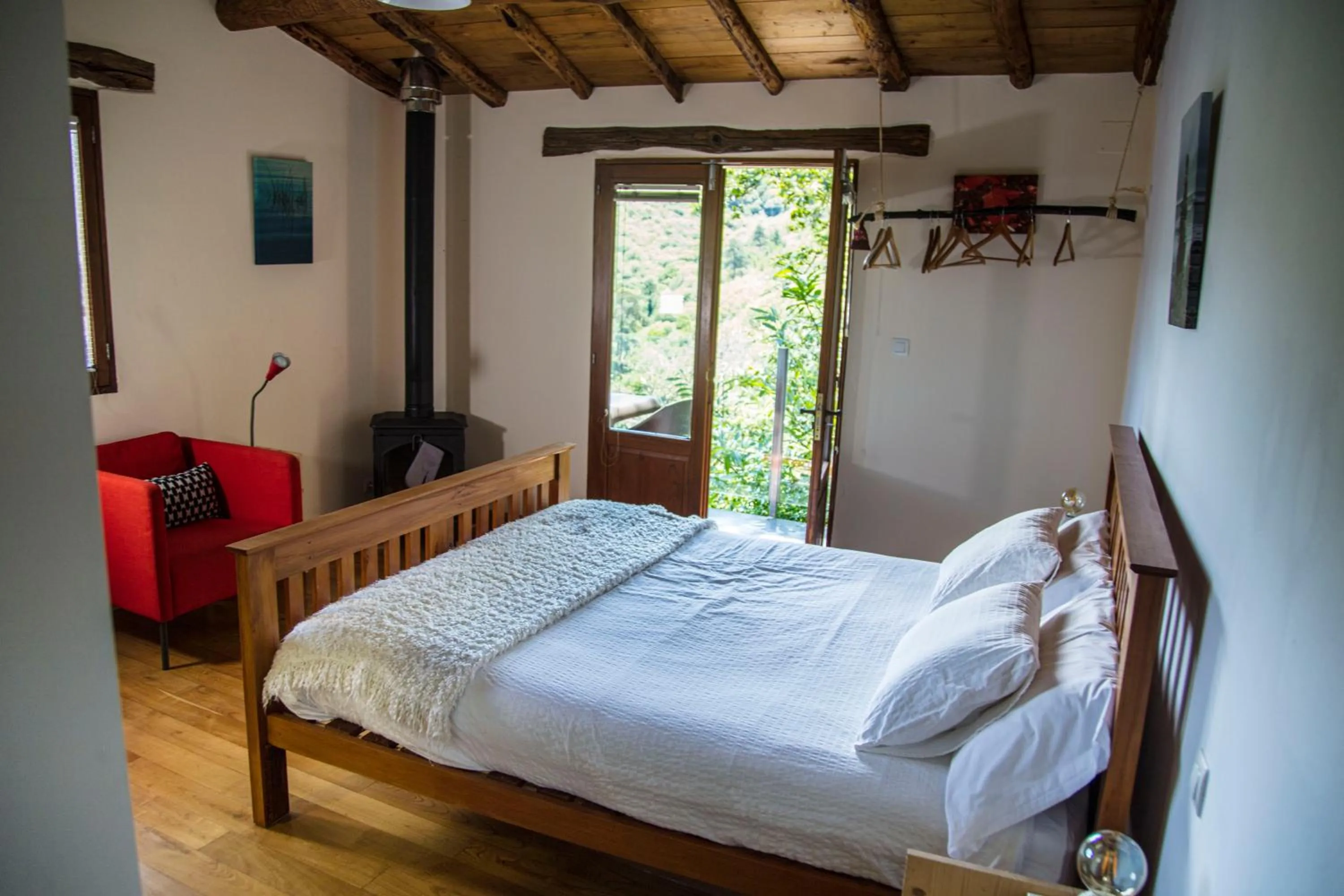 Bed in Cabo Do Mundo Casa Rural
