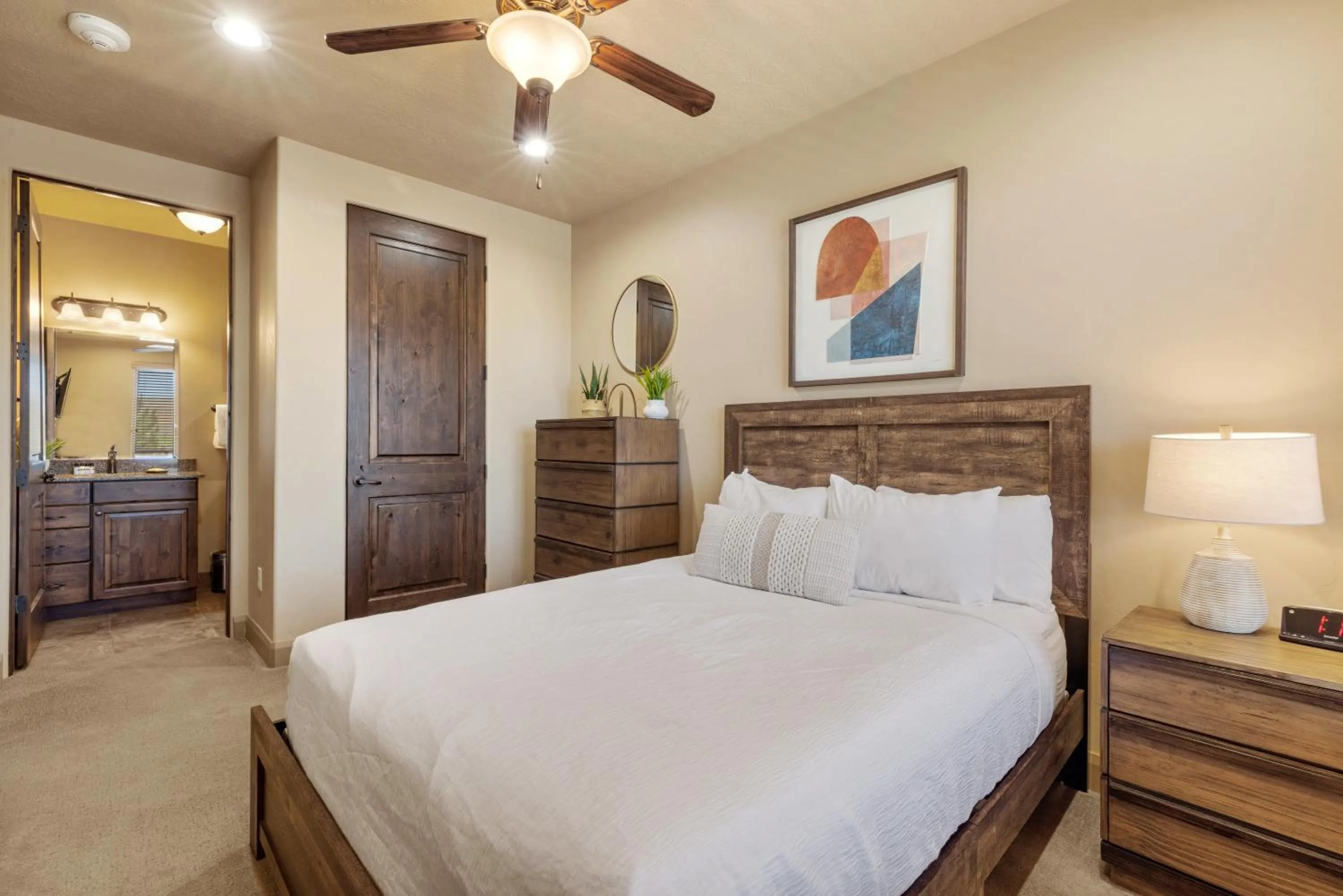 Bed in Vacation Rentals at Sand Hollow Resort