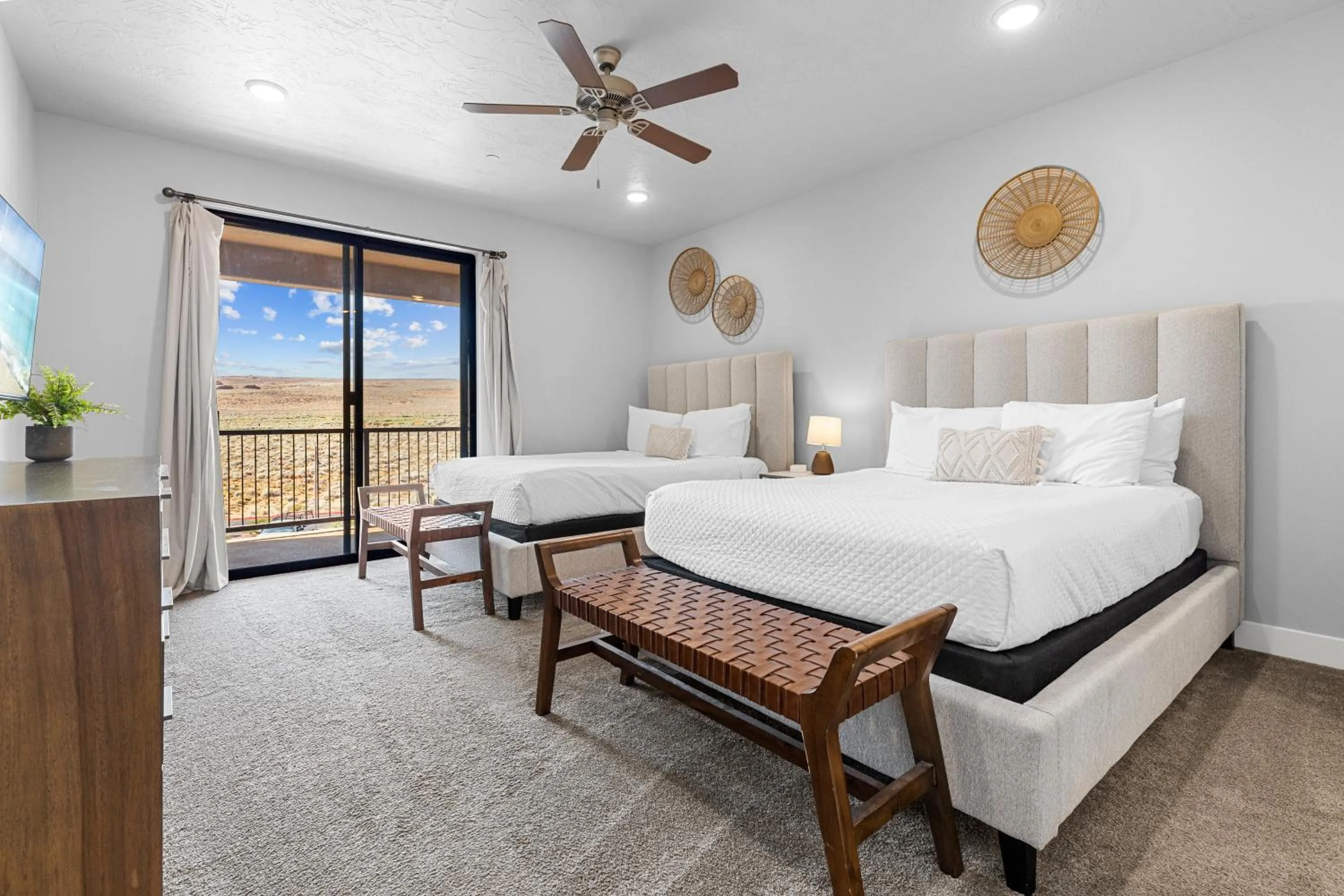 Bed in Vacation Rentals at Sand Hollow Resort