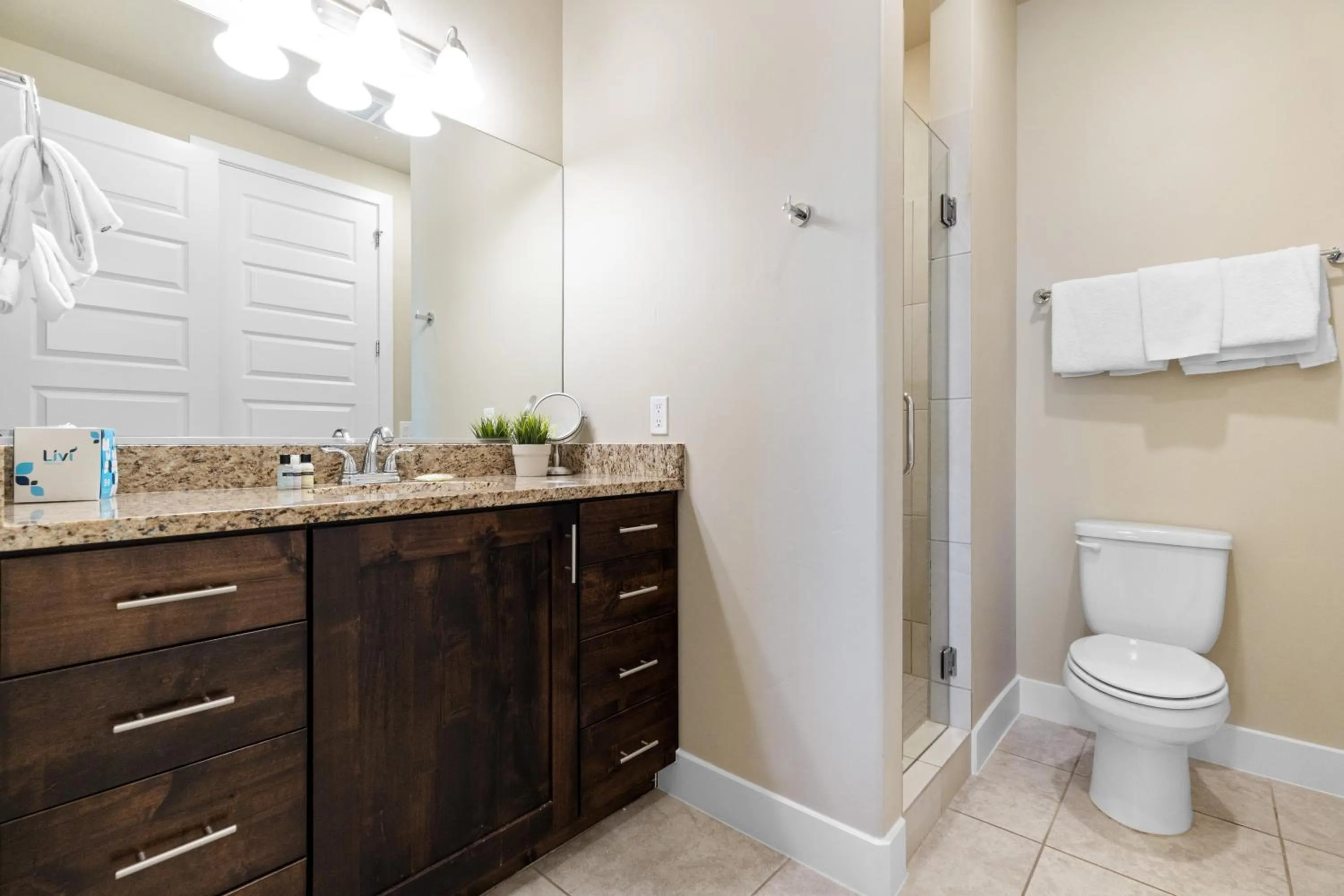 Shower in Vacation Rentals at Sand Hollow Resort