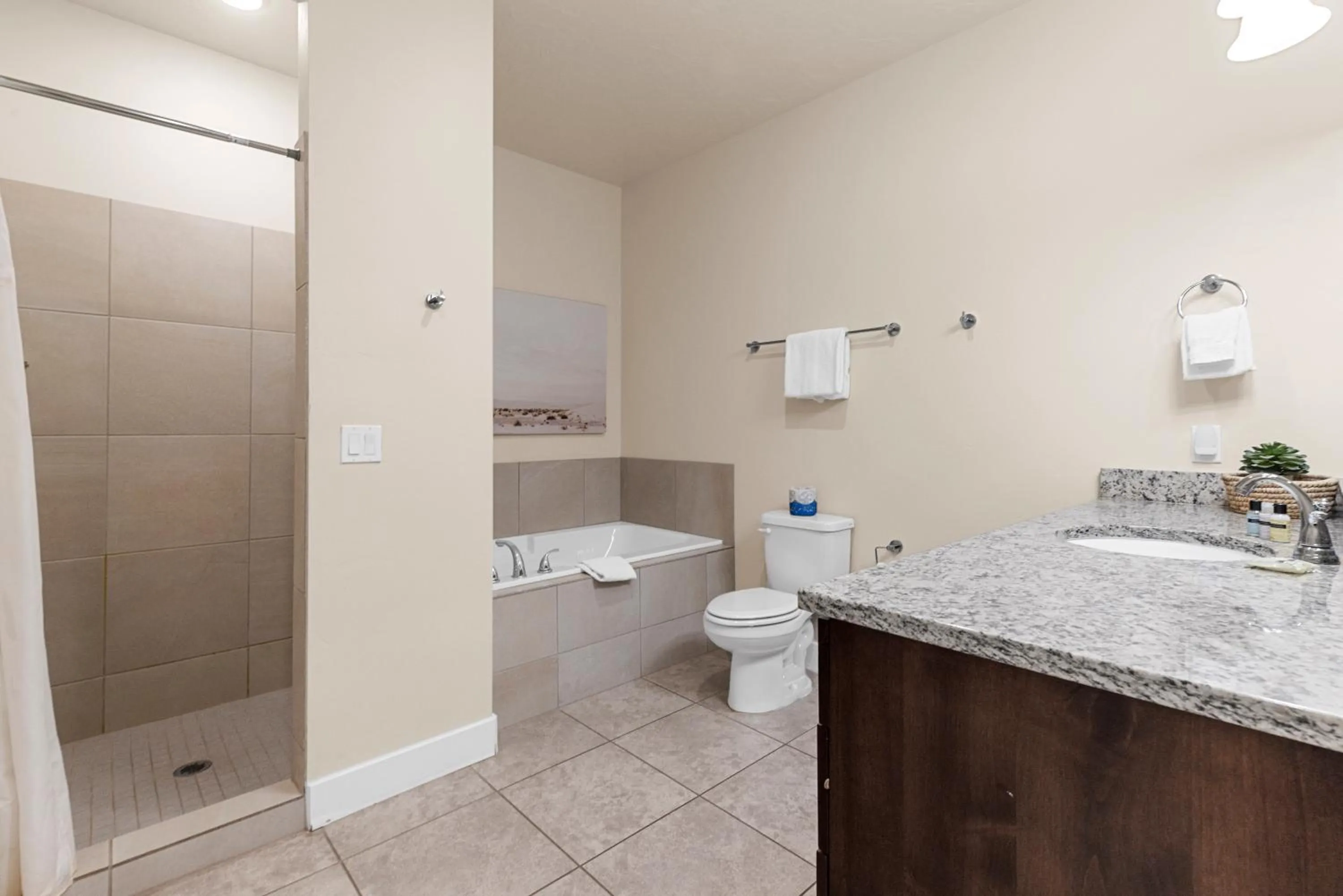 Shower in Vacation Rentals at Sand Hollow Resort
