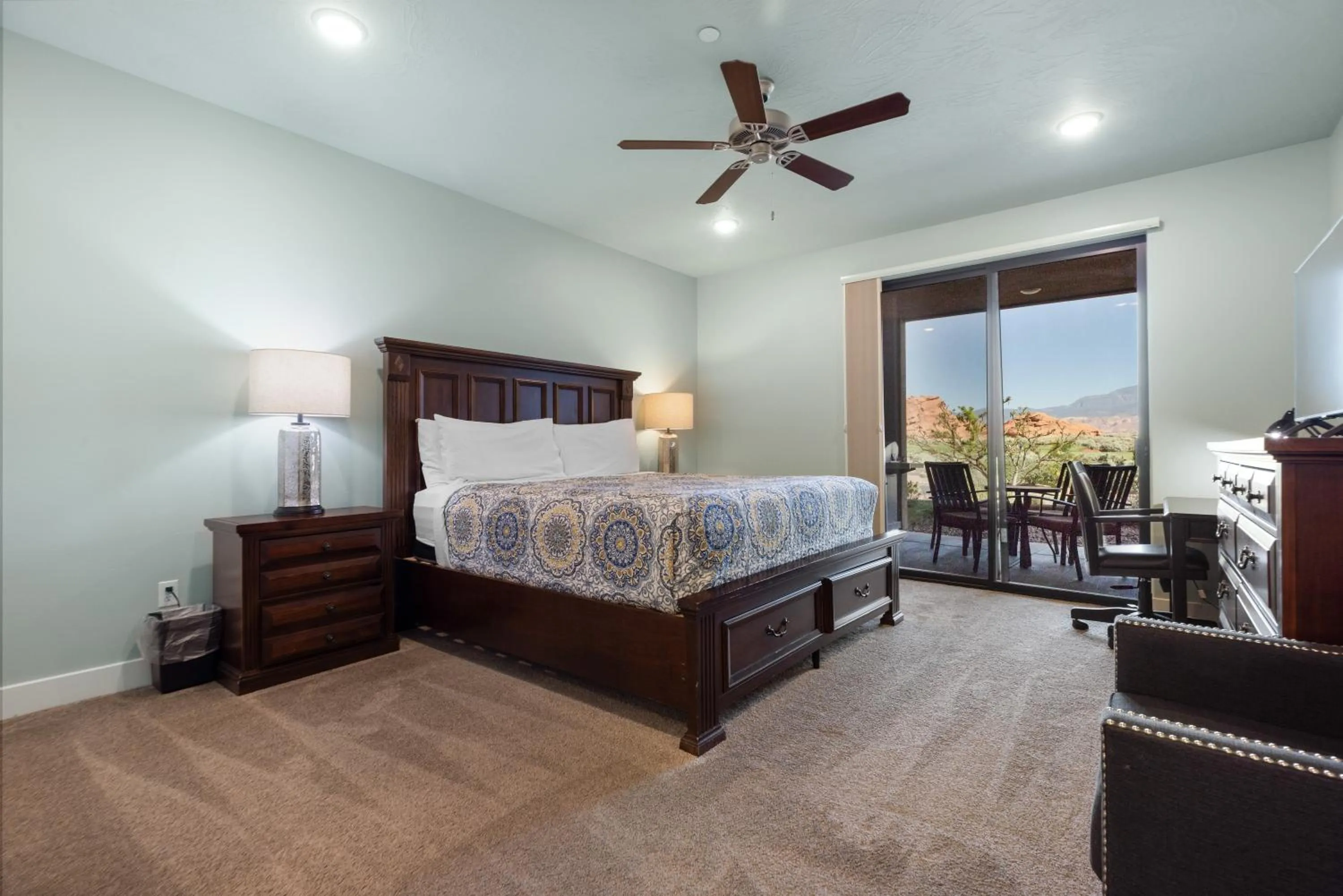 Bed in Vacation Rentals at Sand Hollow Resort