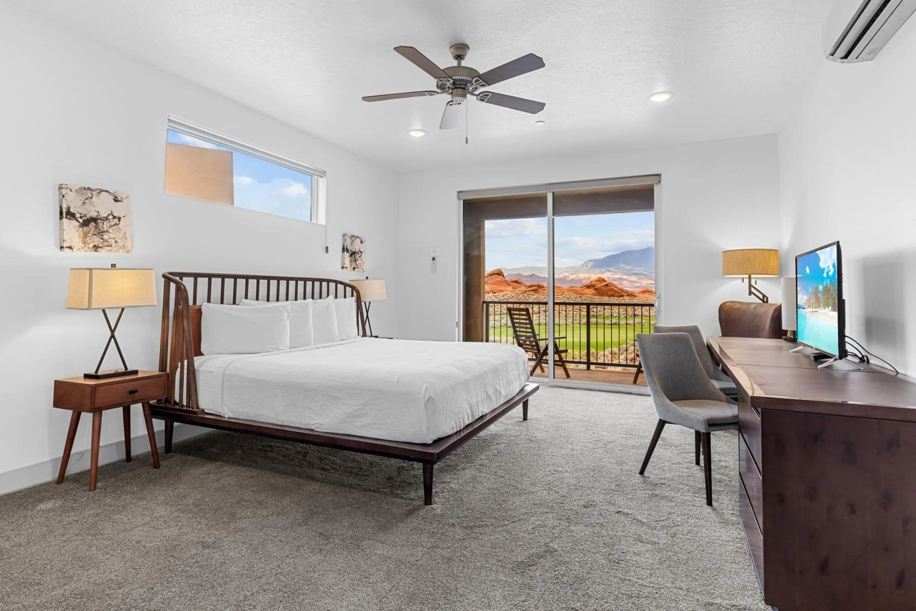 Bed in Vacation Rentals at Sand Hollow Resort