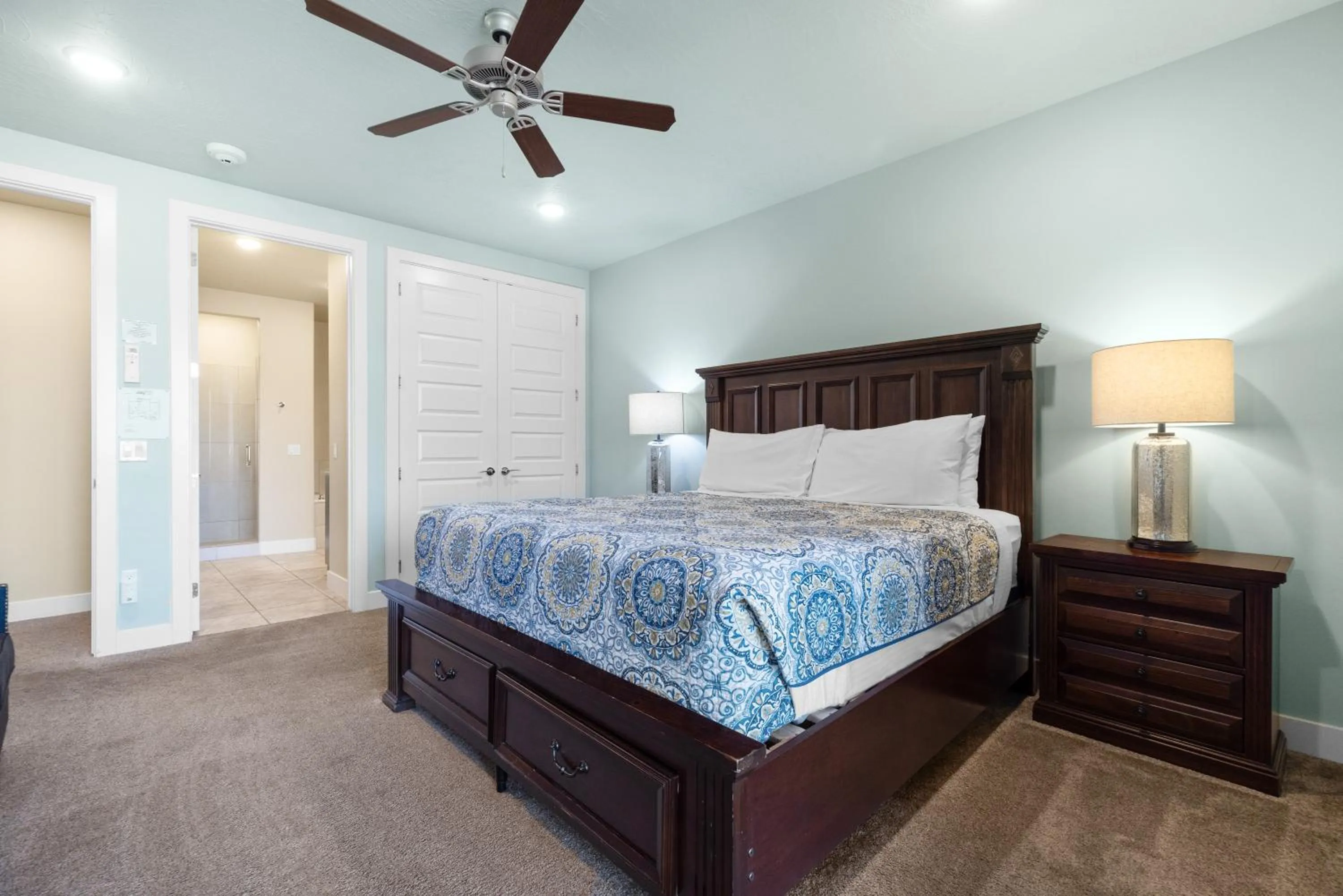 Bed in Vacation Rentals at Sand Hollow Resort