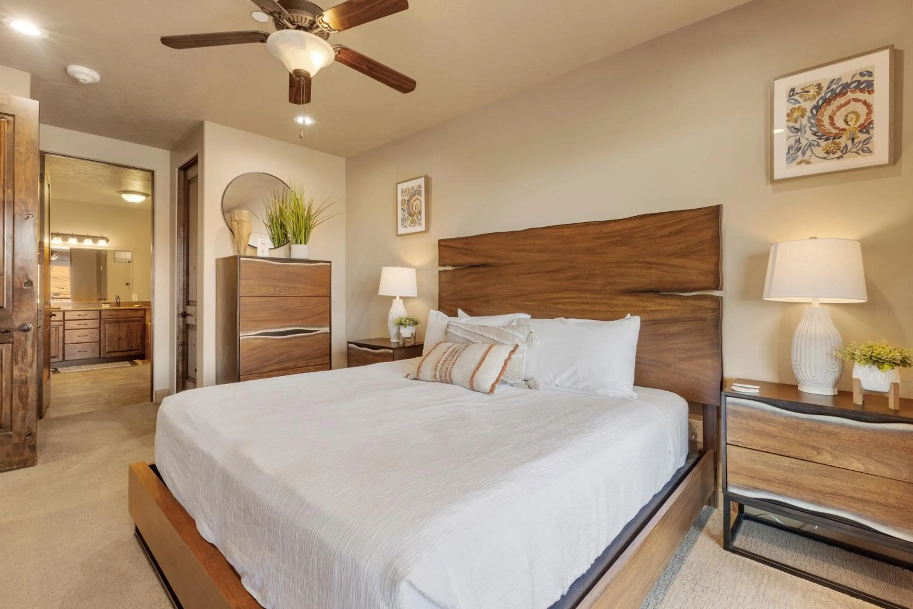 Bed in Vacation Rentals at Sand Hollow Resort