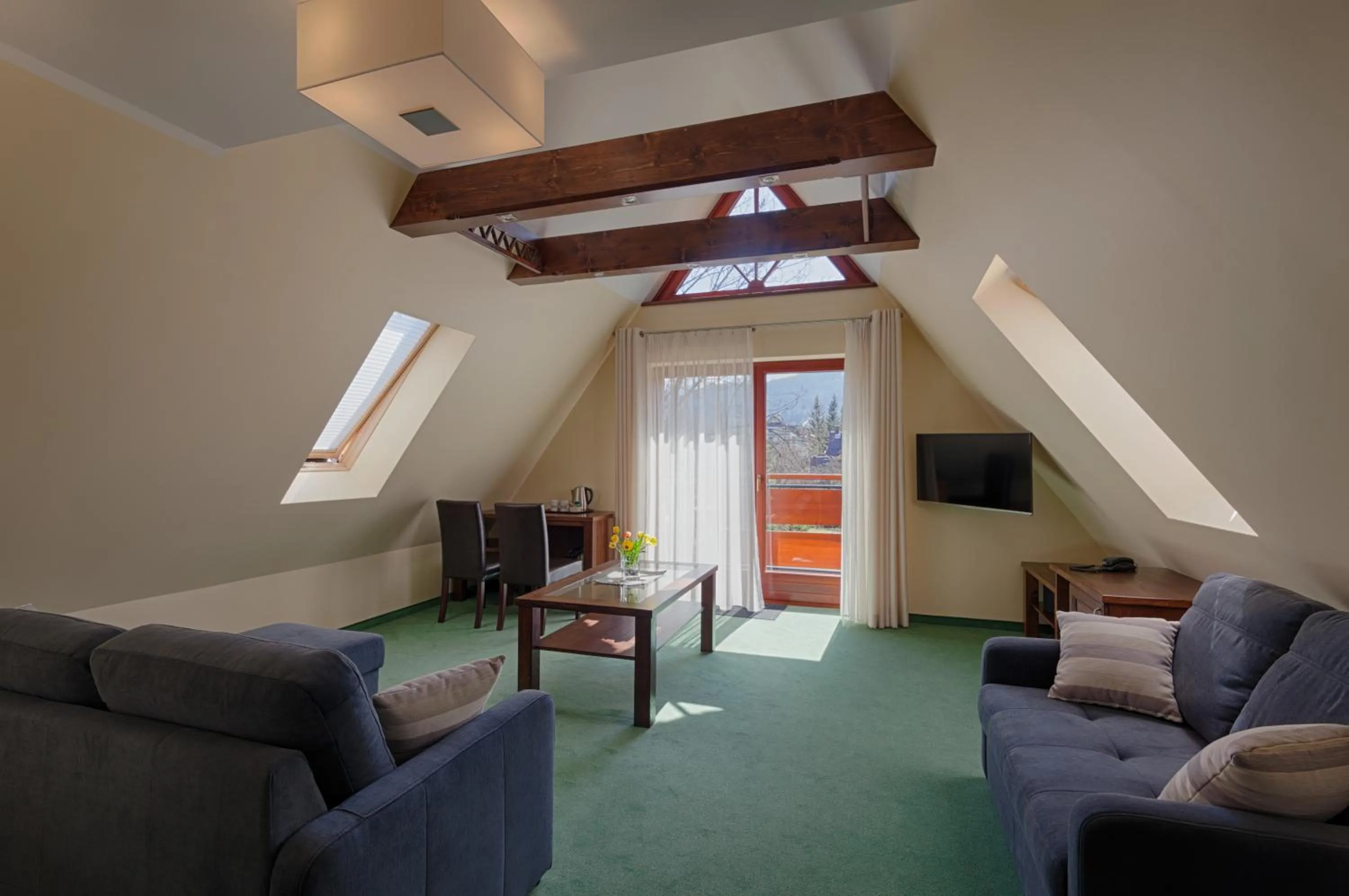 Living room in Willa Kmicic