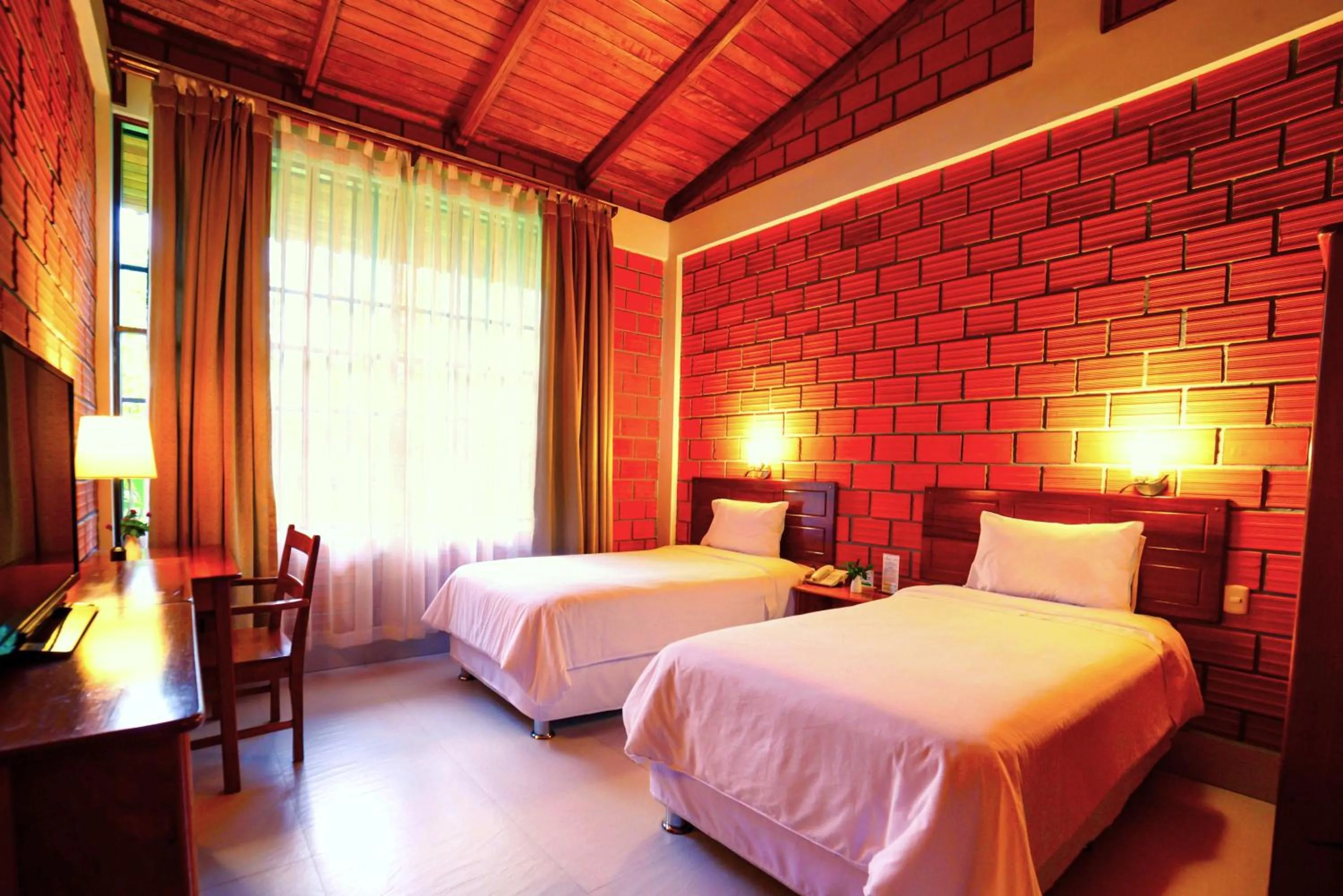 furniture, Bed in Altavista Casahotel - Asociado Casa Andina