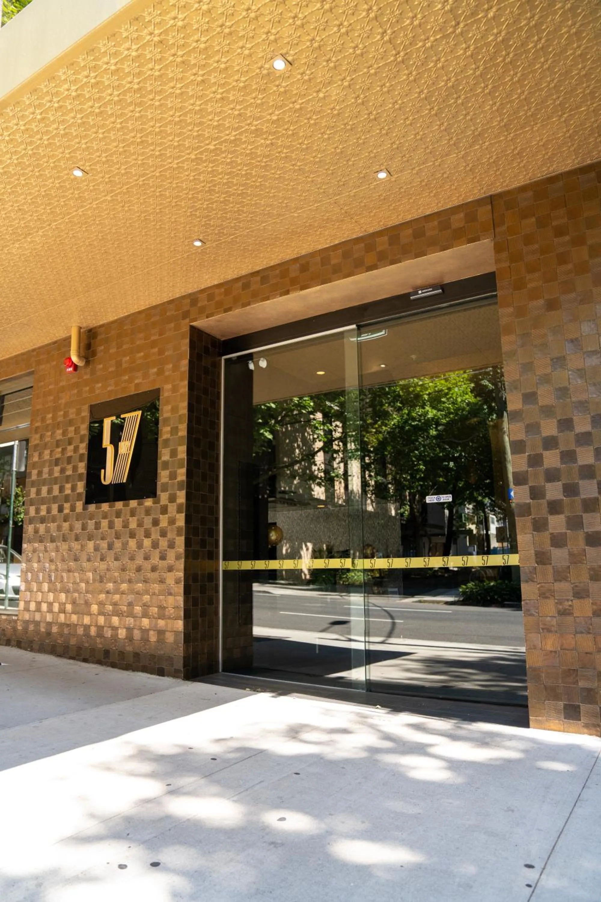 Facade/entrance in 57Hotel