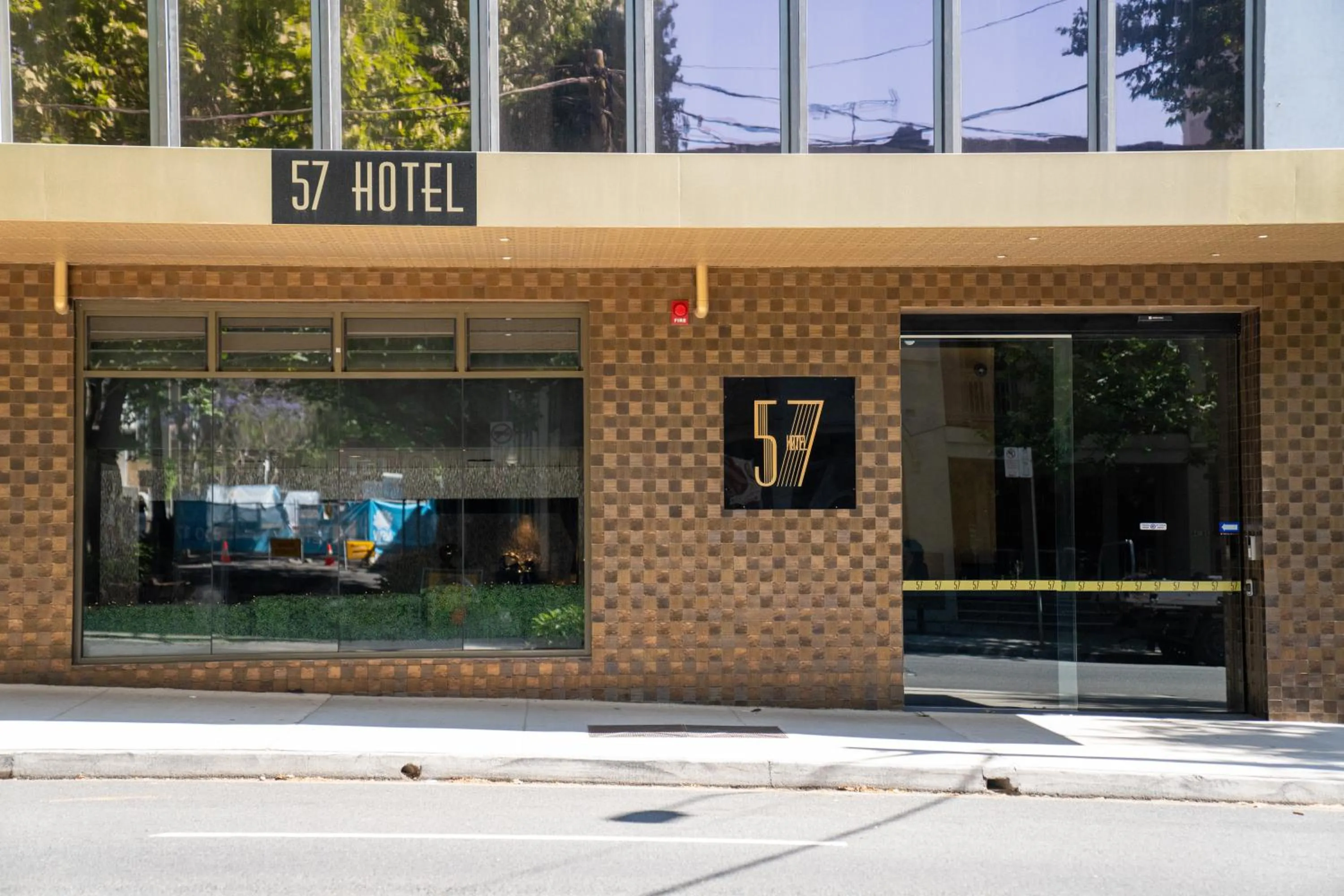 Facade/entrance in 57Hotel