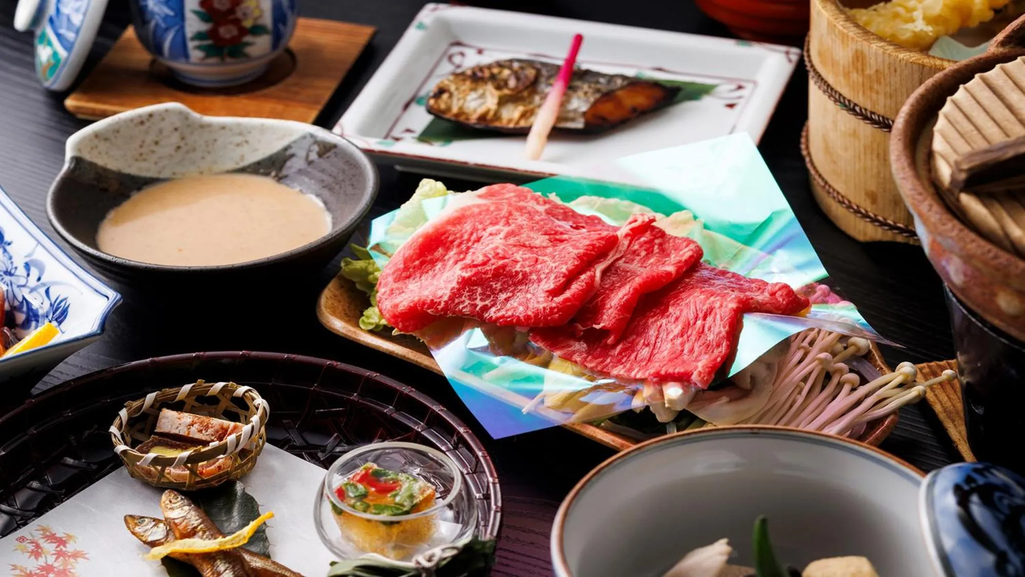 Dinner in 緑風苑 きよはる Ryokufuen Kiyoharu