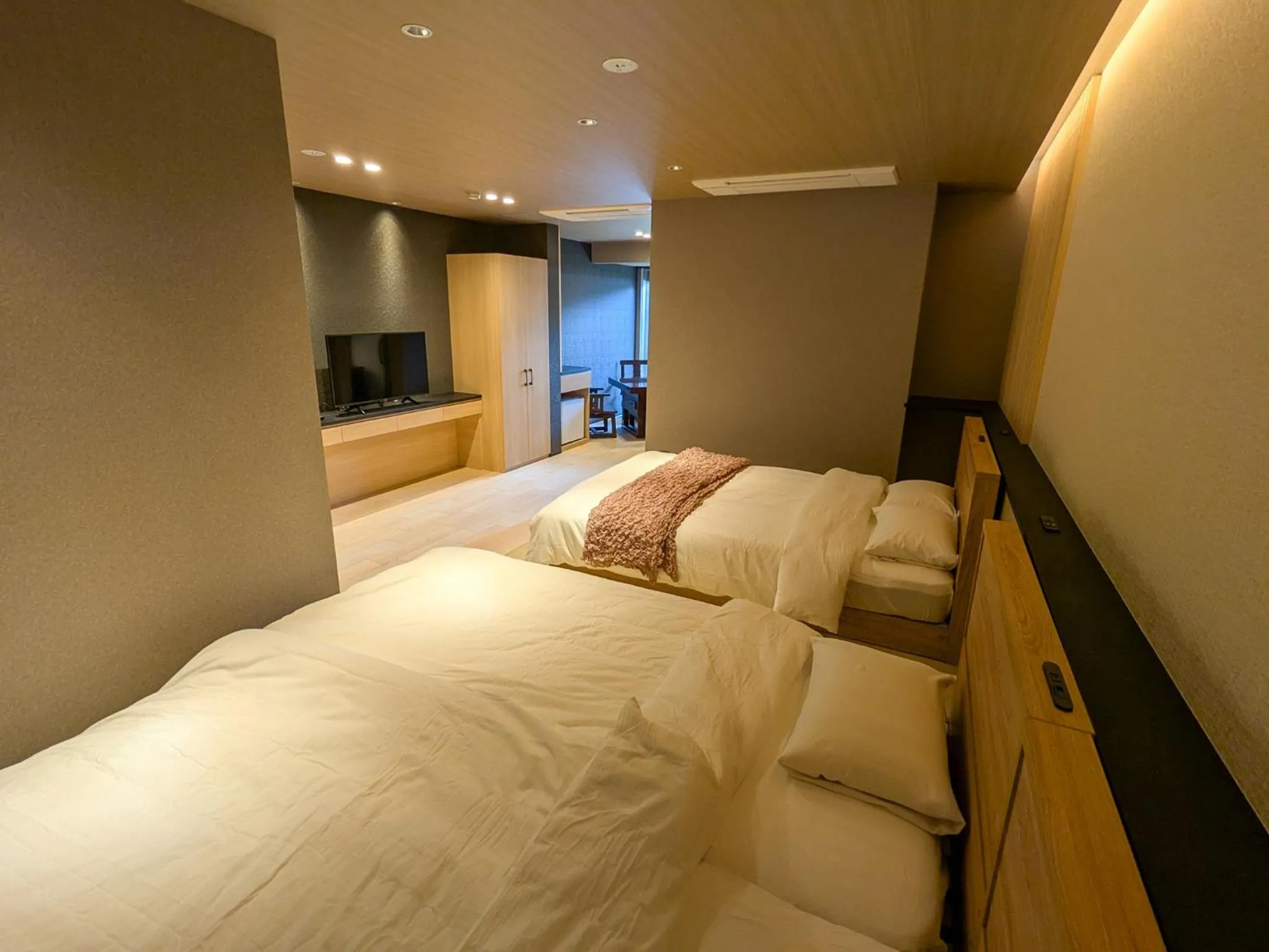 Photo of the whole room, Bed in 緑風苑 きよはる Ryokufuen Kiyoharu