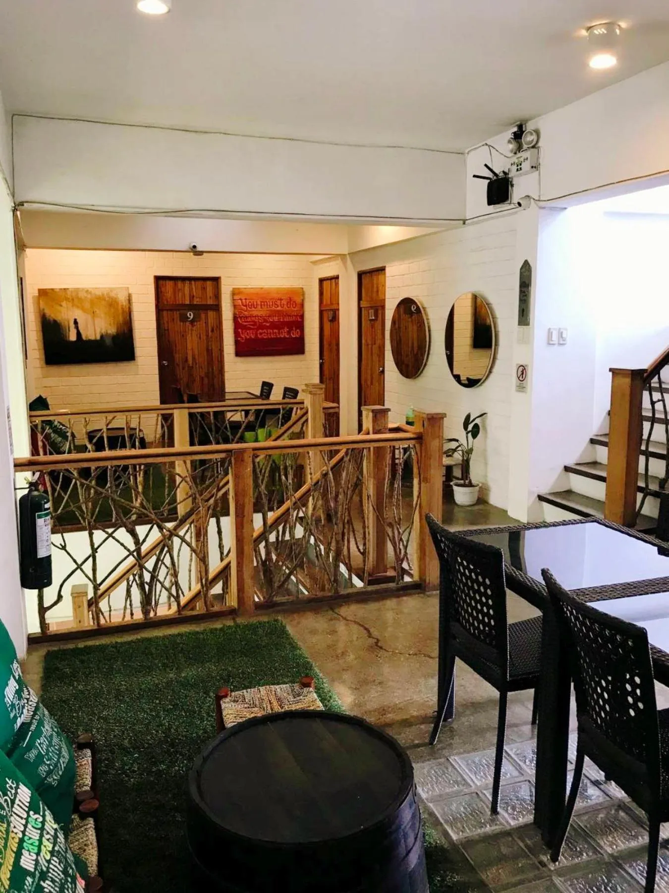 Living room in Cabins by Eco Hotels