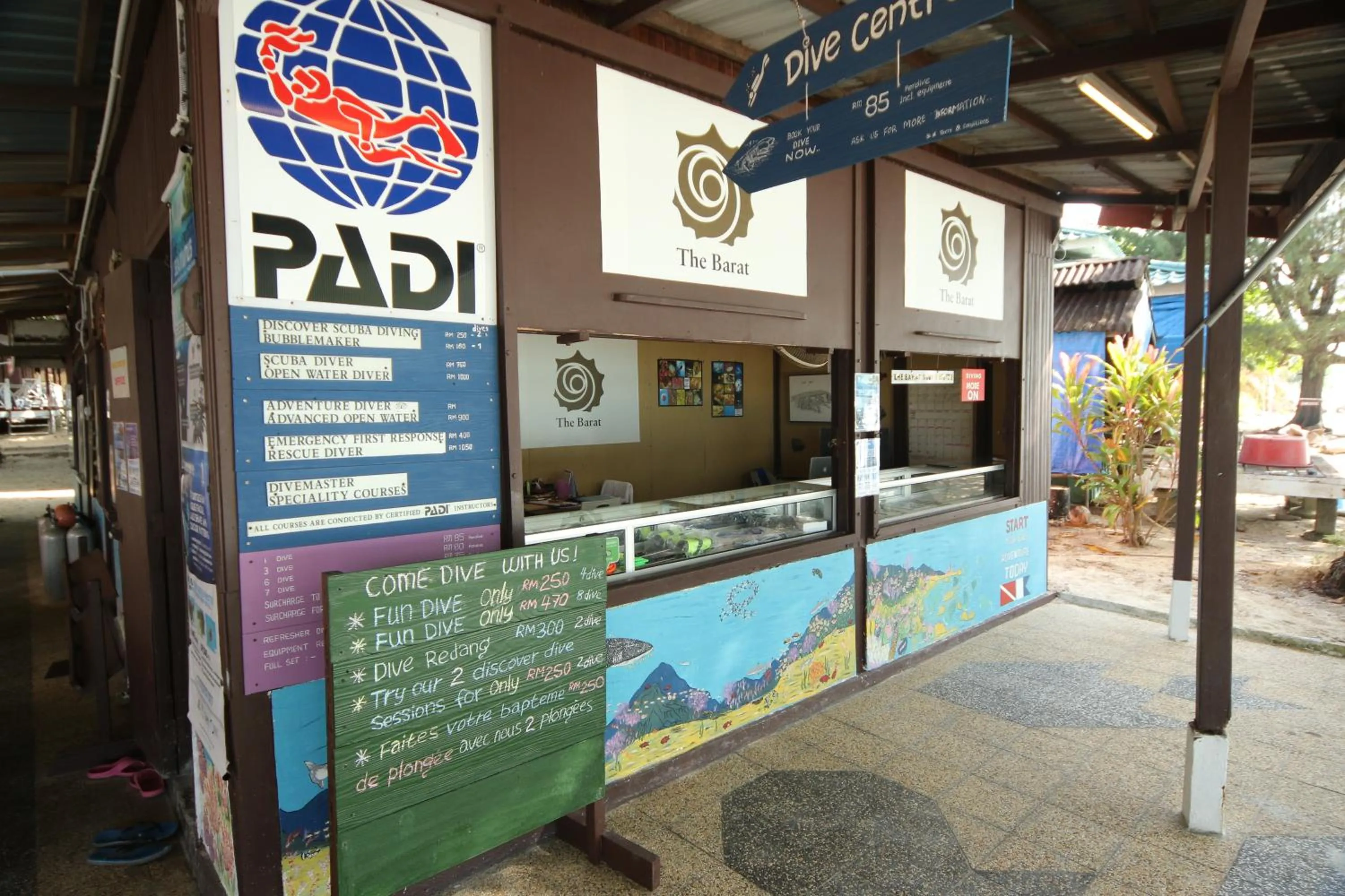 Diving in The Barat Perhentian