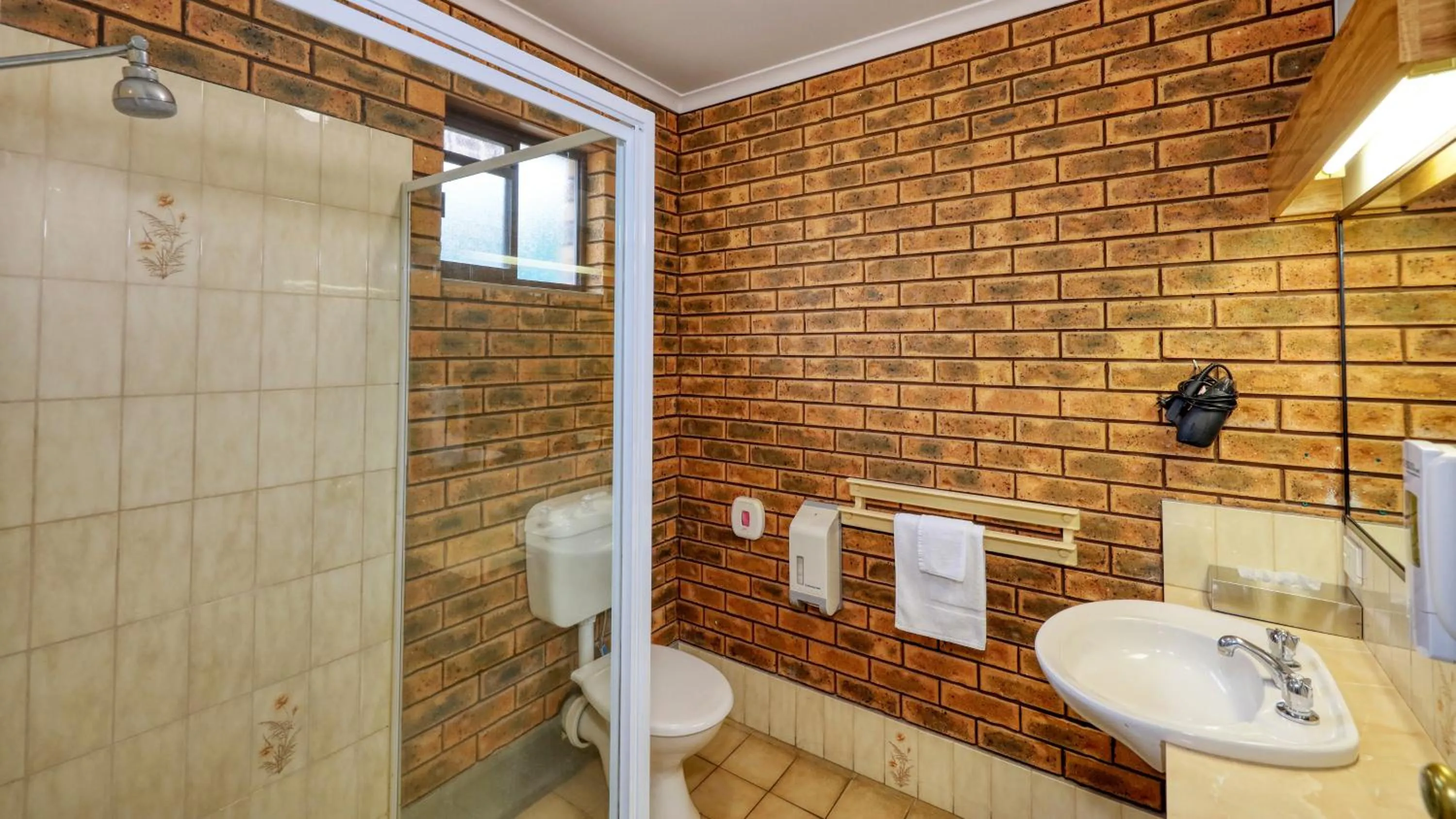 Shower in The Cottage Motor Inn Albury CBD