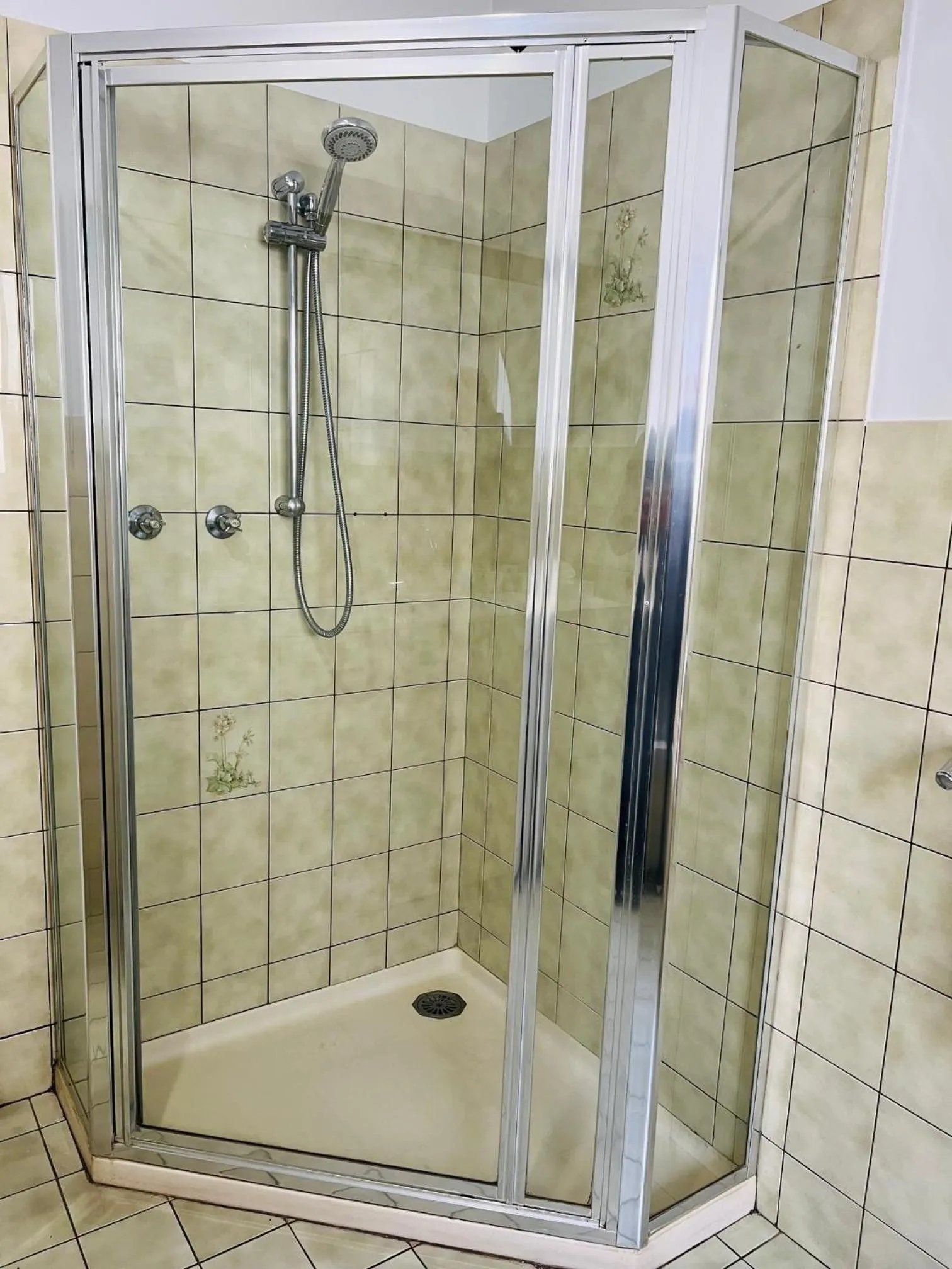 Shower in The Cottage Motor Inn Albury CBD