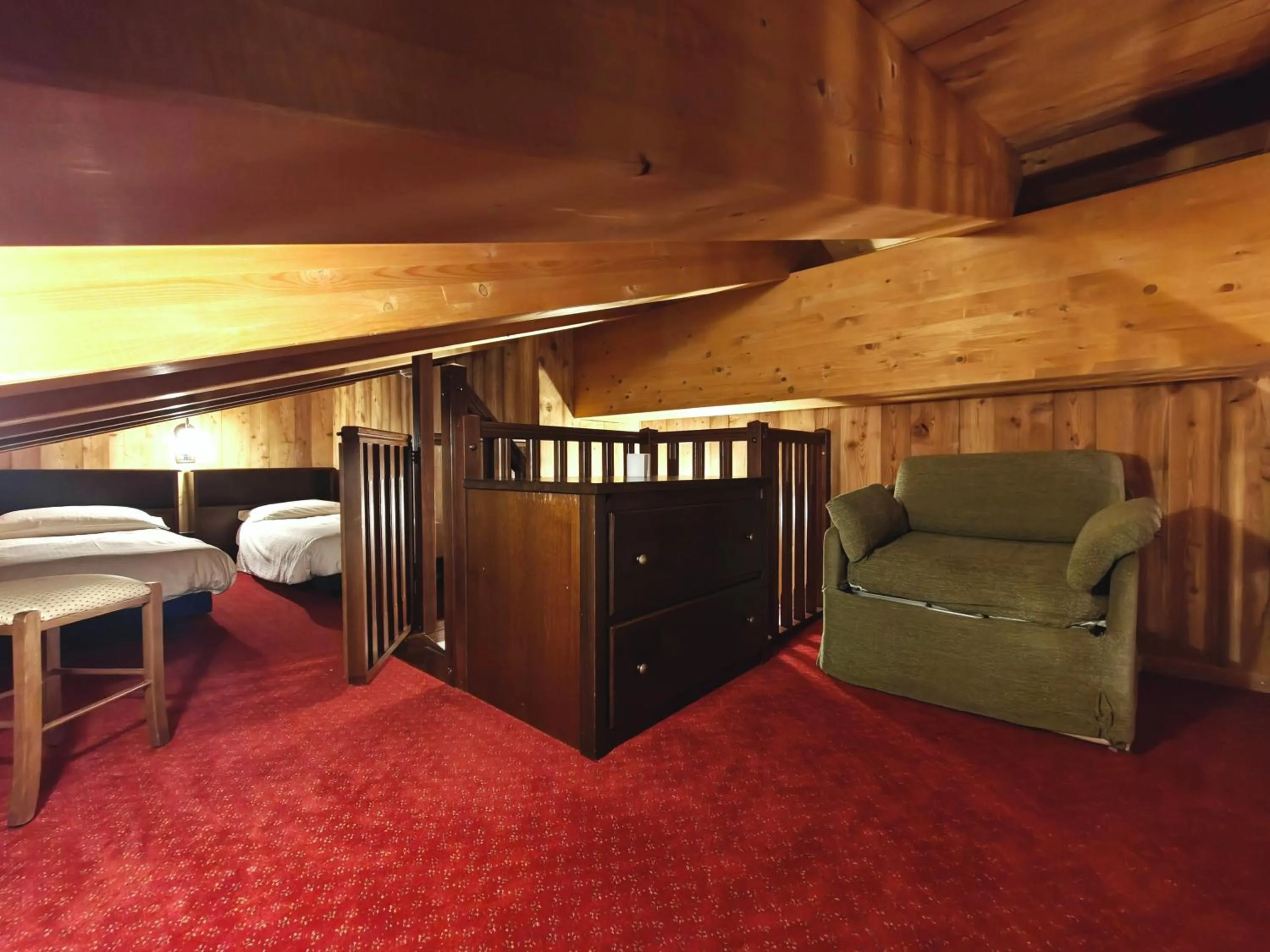 Bed in Hotel L' Aiglon