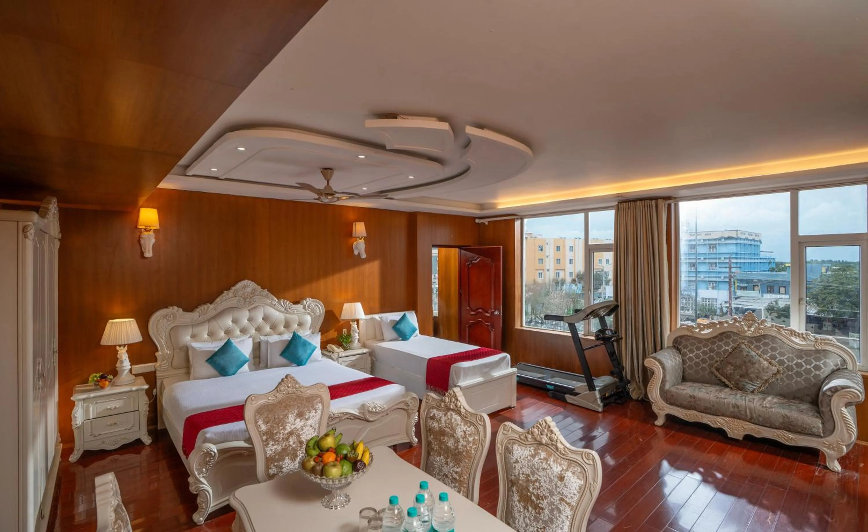 Photo of the whole room, Bed in Hotel SS Palace , Rameswaram